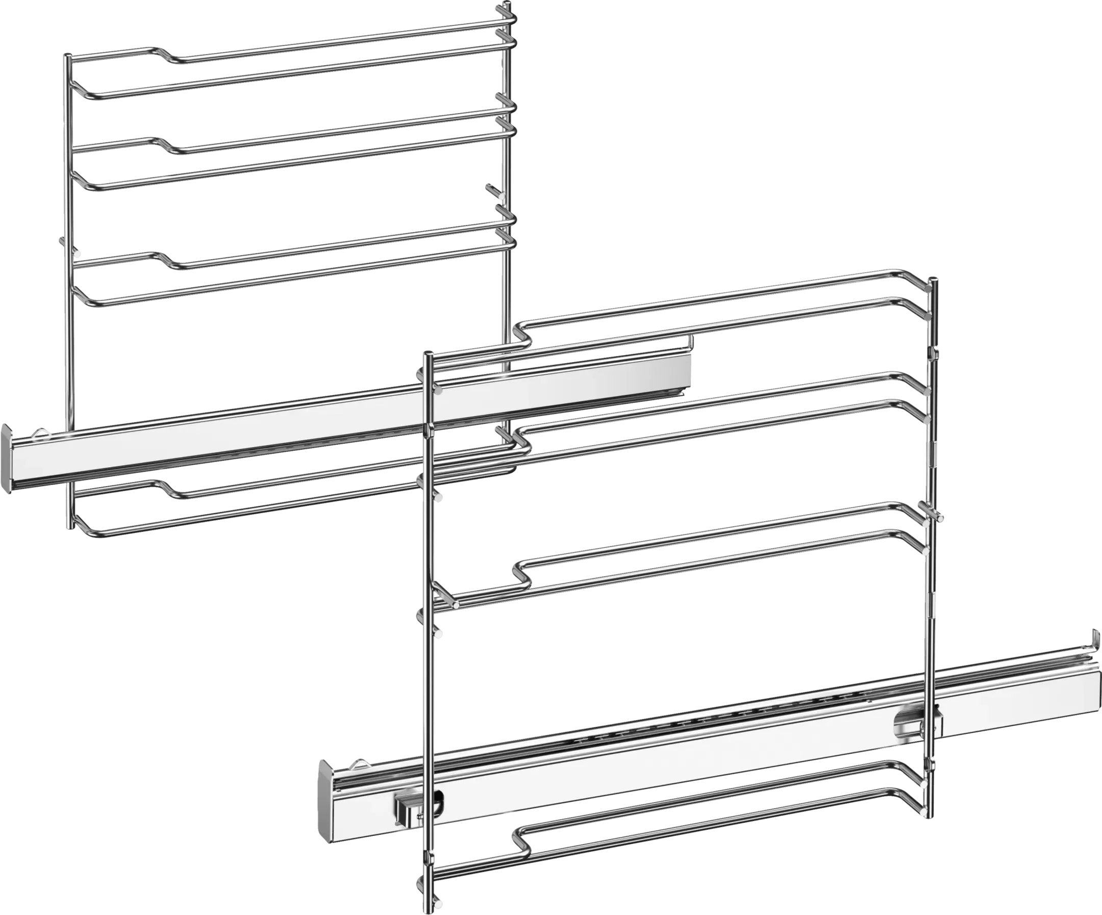 Full extension rail, 1-level HZ638D10