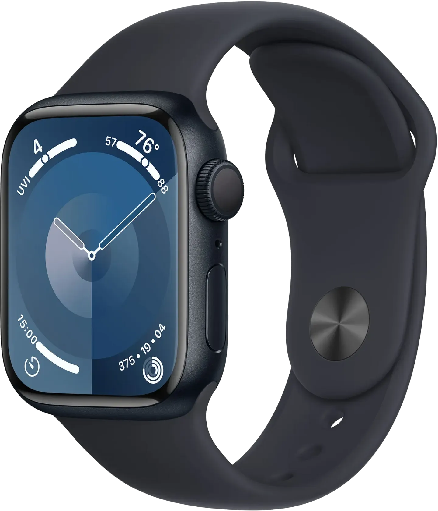 Apple Watch Series 9 41mm Midnight Aluminium/Midnight Sport Band (M/L