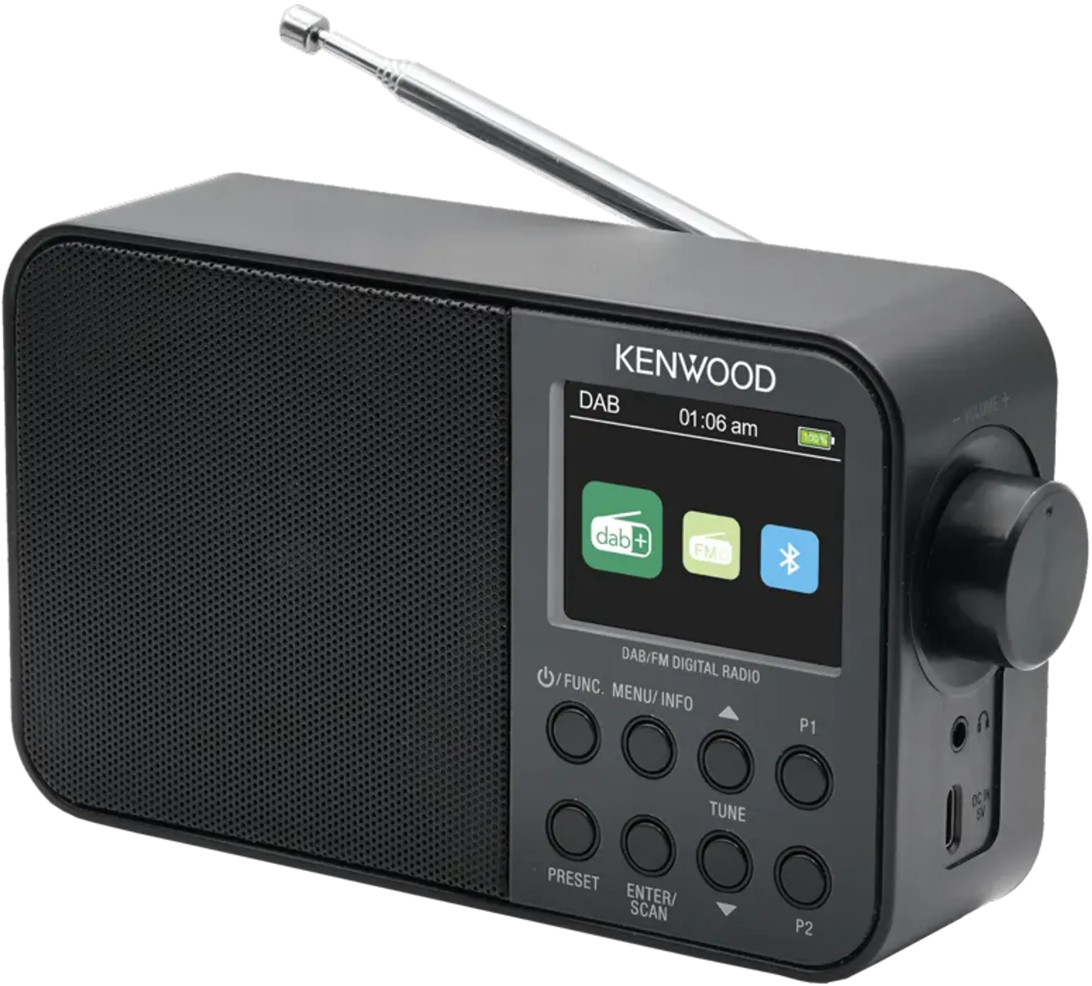 Kenwood Radio portable DAB+ - CR-M30DAB-B - Noir image