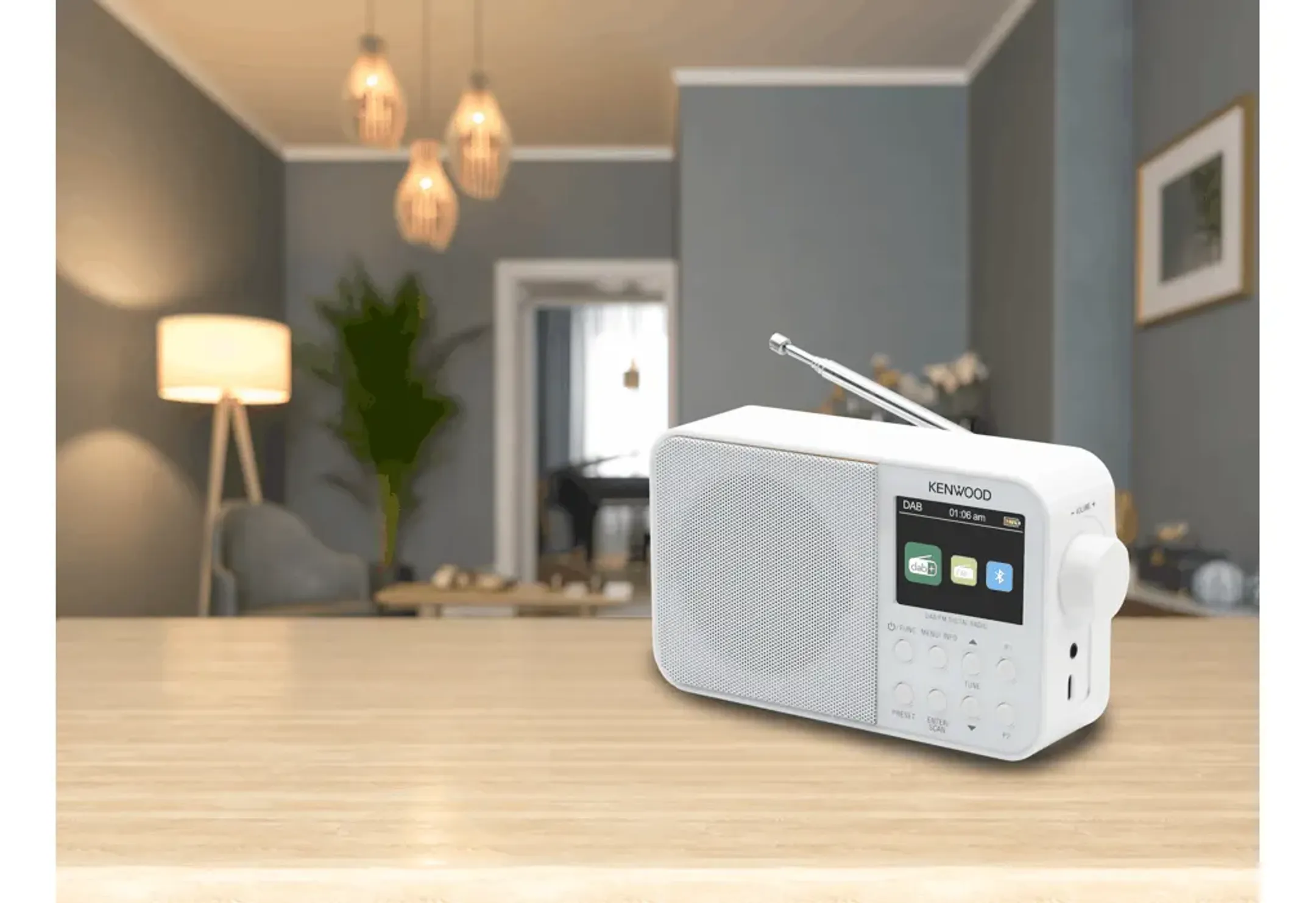 Kenwood Radio portable DAB+ - CR-M30DAB-W - Blanc image