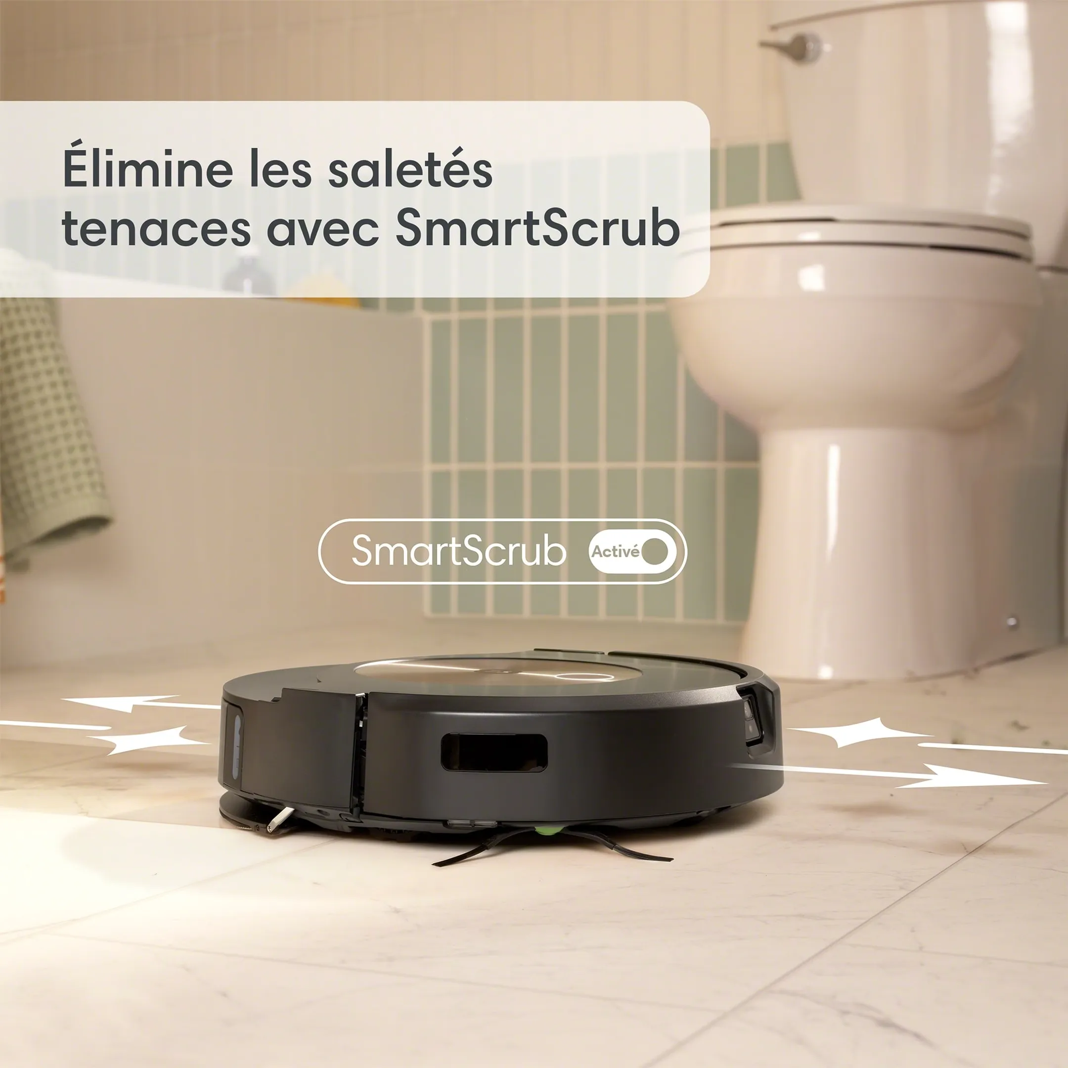 iRobot Aspirateur robot et laveur de sols j9+ Roomba Combo  image