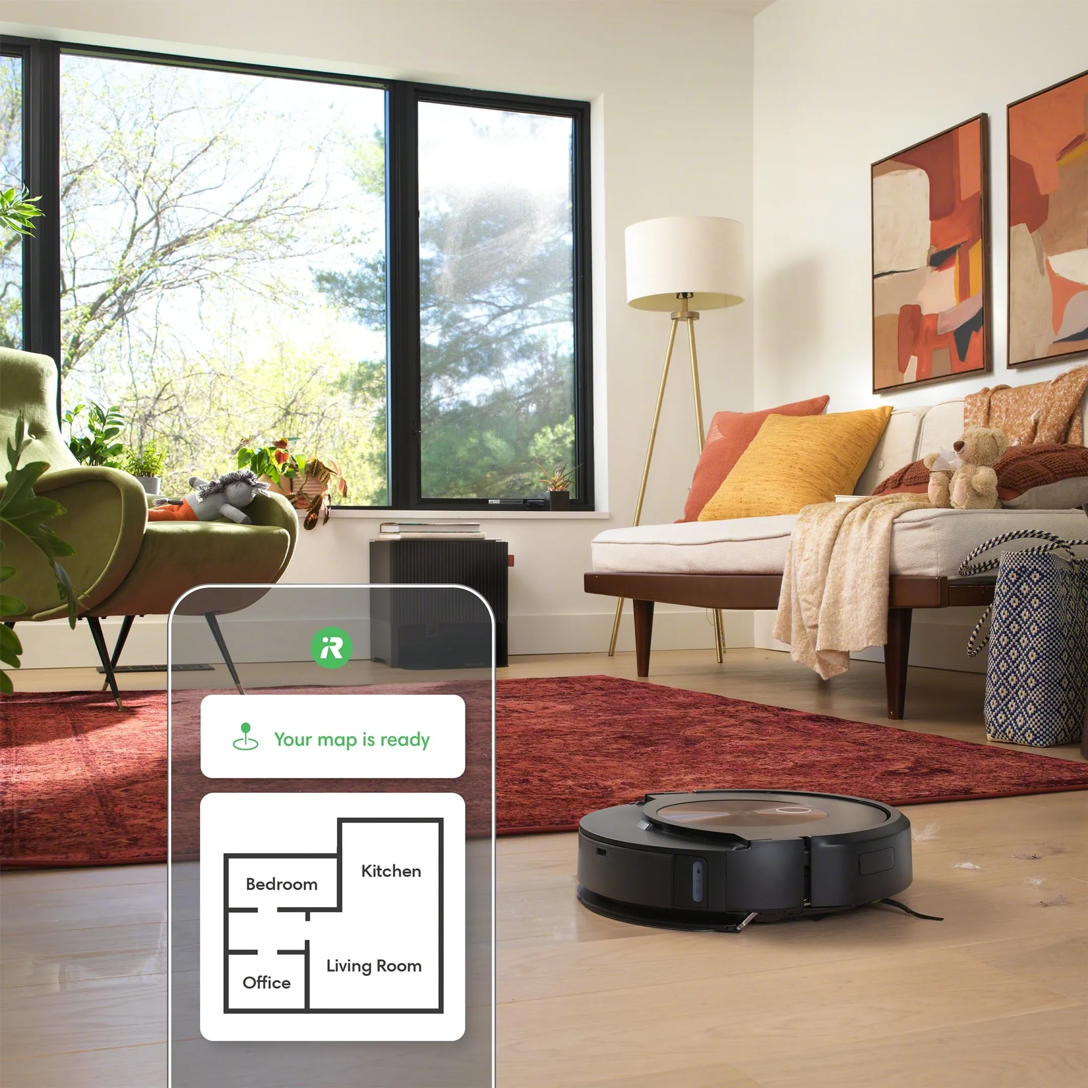 iRobot Aspirateur robot et laveur de sols j9+ Roomba Combo  image