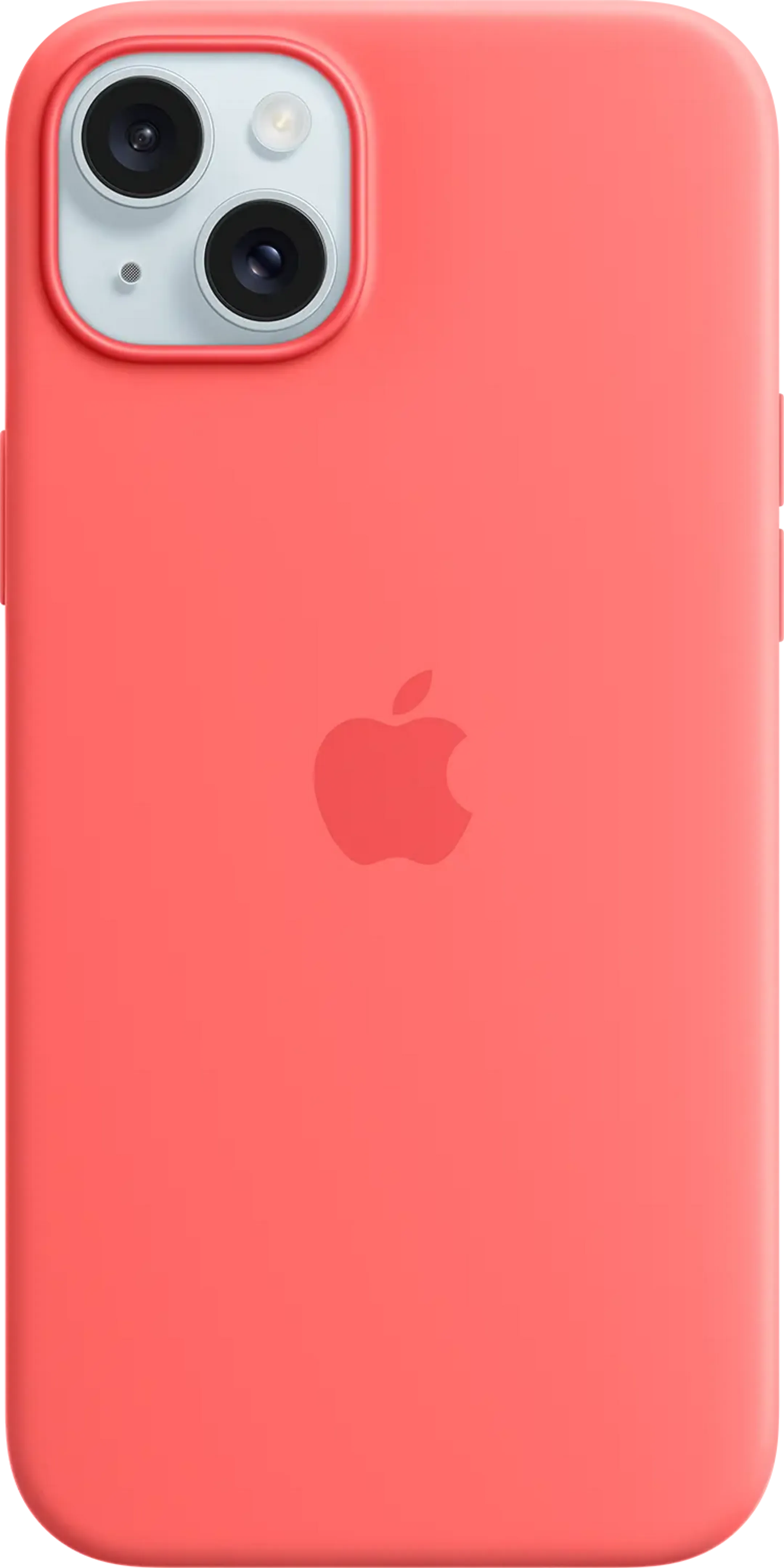 Apple Siliconenhoesje met MagSafe voor iPhone 15 Plus - Guave image