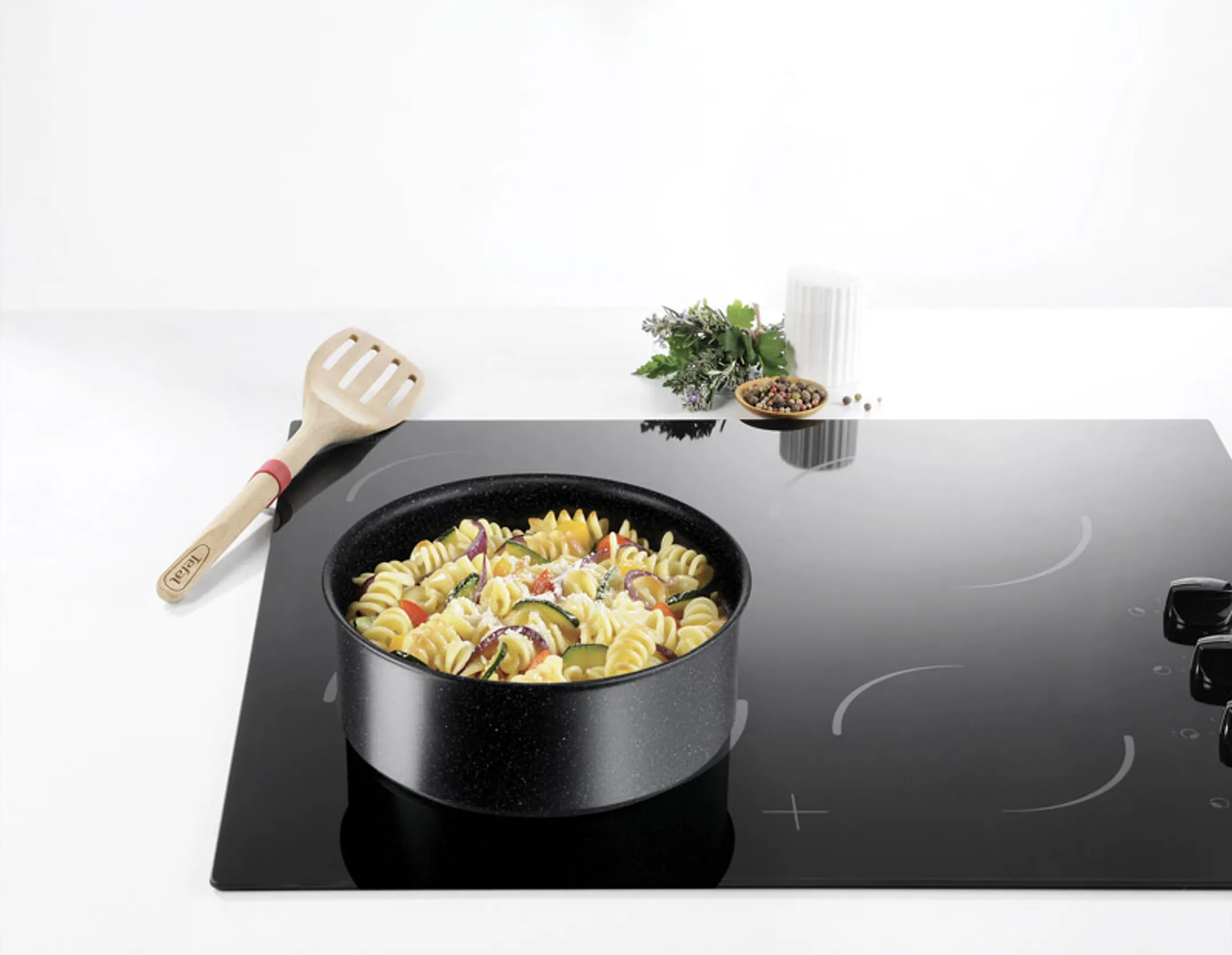 Tefal Set Casseroles Ingenio Black Stone 6pcs image