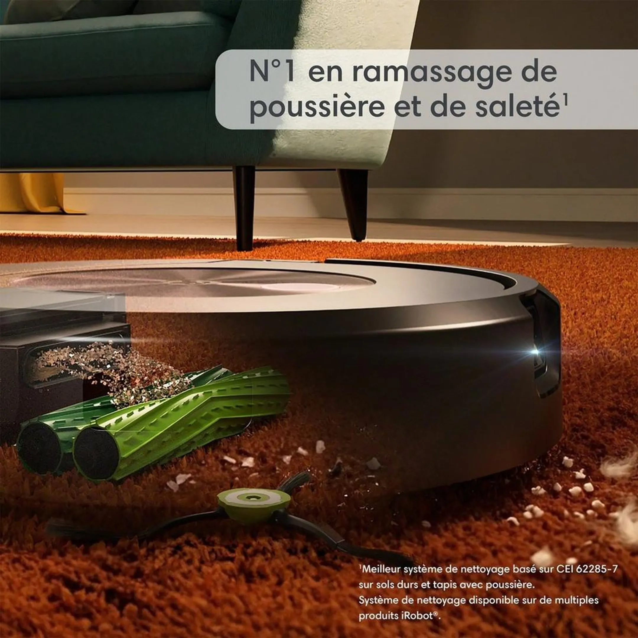 iRobot Aspirateur robot et laveur de sols j9+ Roomba Combo  image