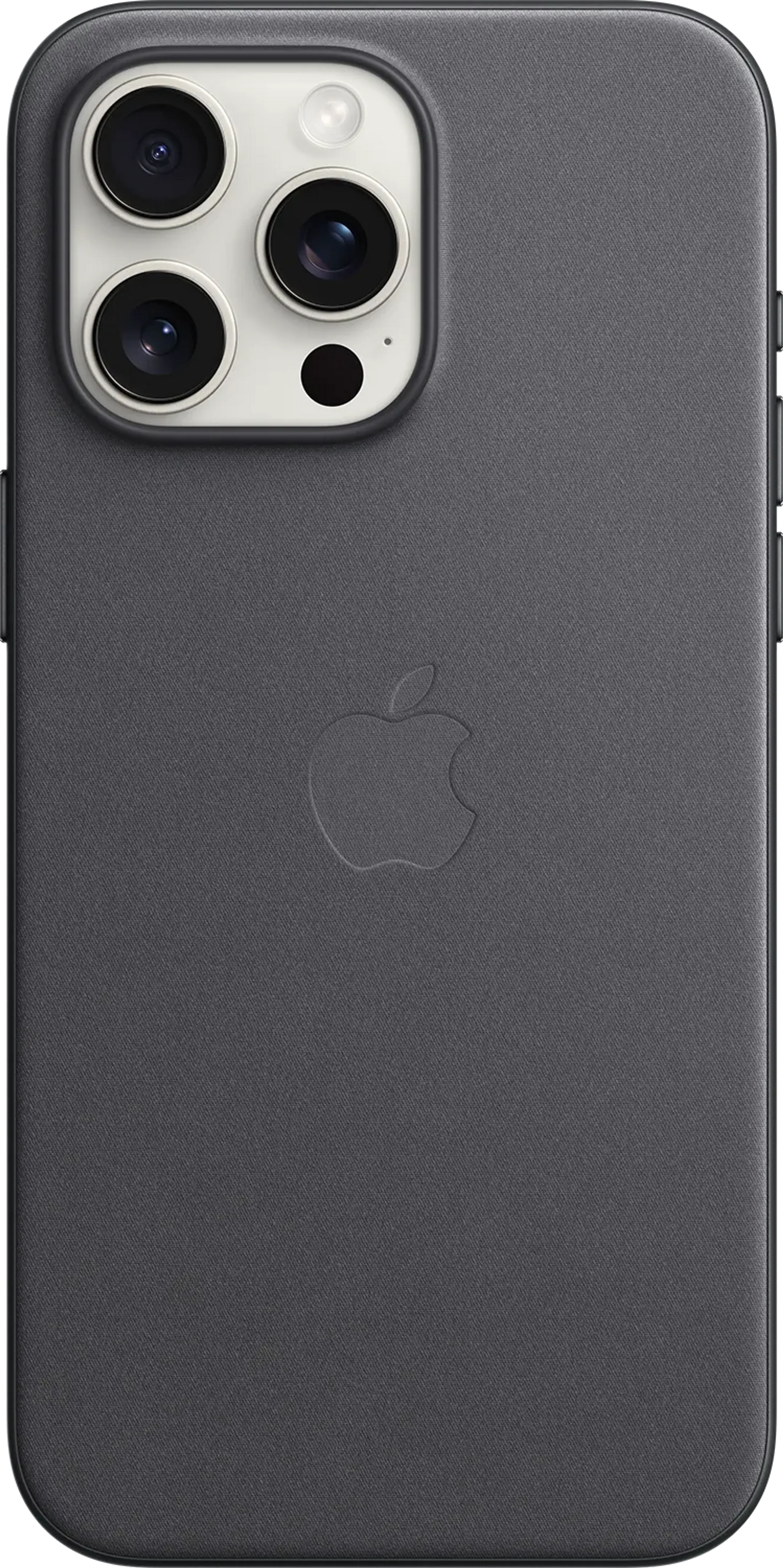 FineWoven hoesje met MagSafe voor iPhone 15 Pro Max - Zwart