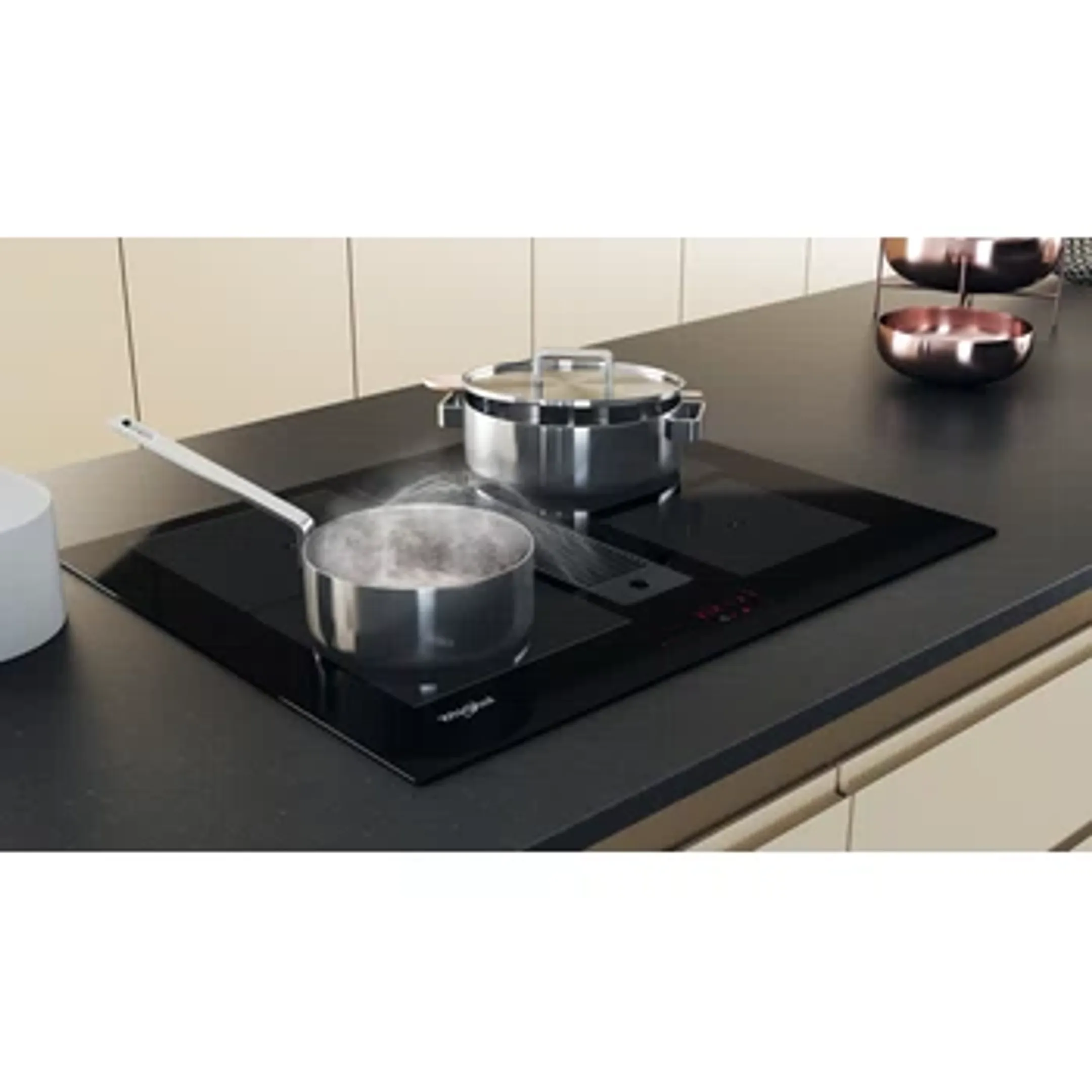 Whirlpool Kookplaat met geïntegreerde dampkap WVH 1065B F KIT image