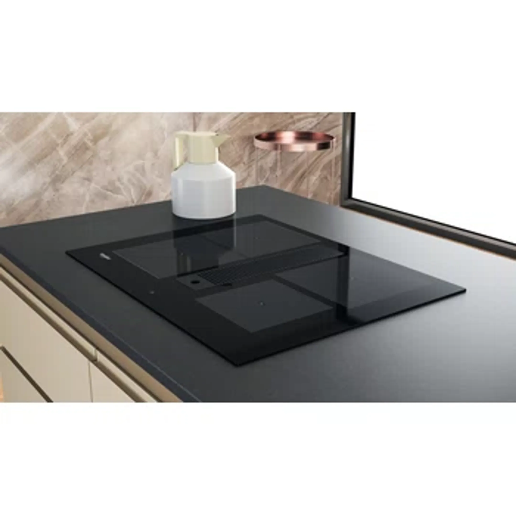 Whirlpool Kookplaat met geïntegreerde dampkap WVH 1065B F KIT image