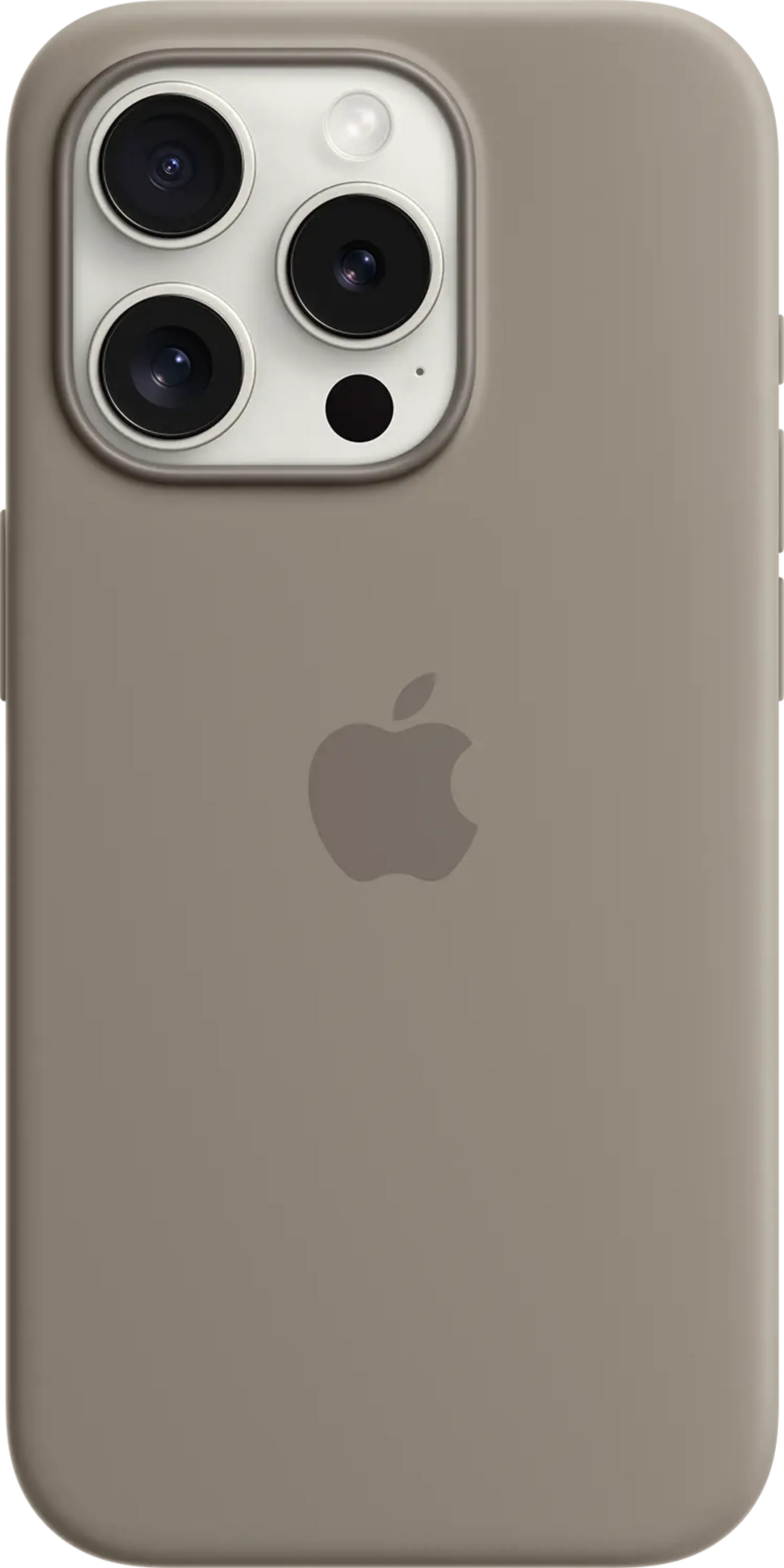 Siliconenhoesje met MagSafe voor iPhone 15 Pro - Klei