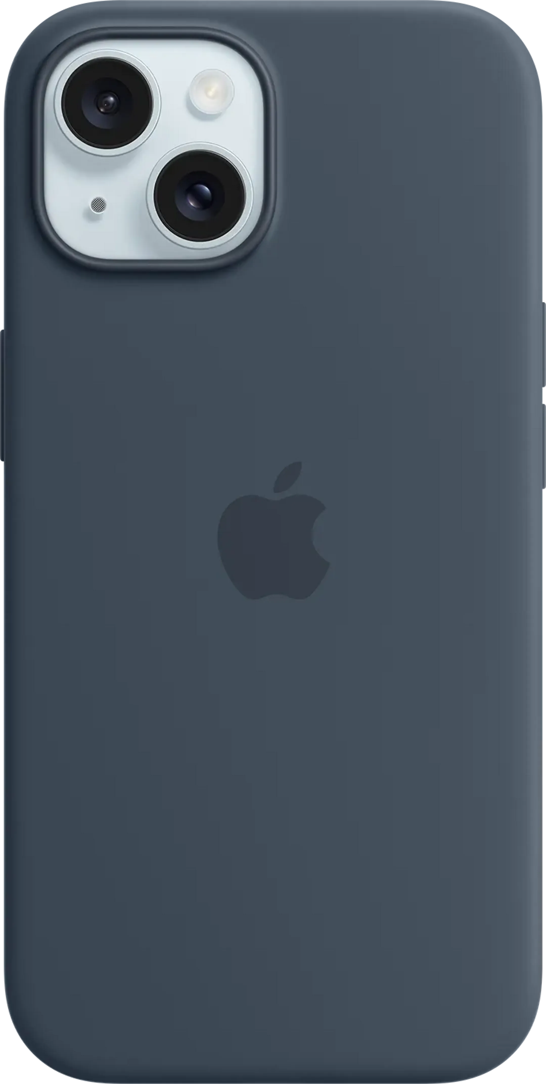 Bundle product Coque en silicone avec MagSafe pour iPhone 15 - Bleu orage