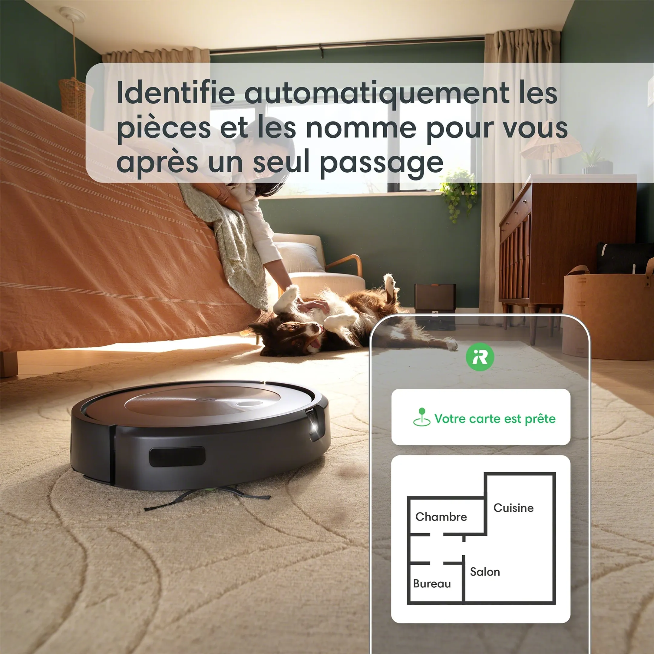 iRobot Aspirateur robot et laveur de sols j9+ Roomba Combo  image
