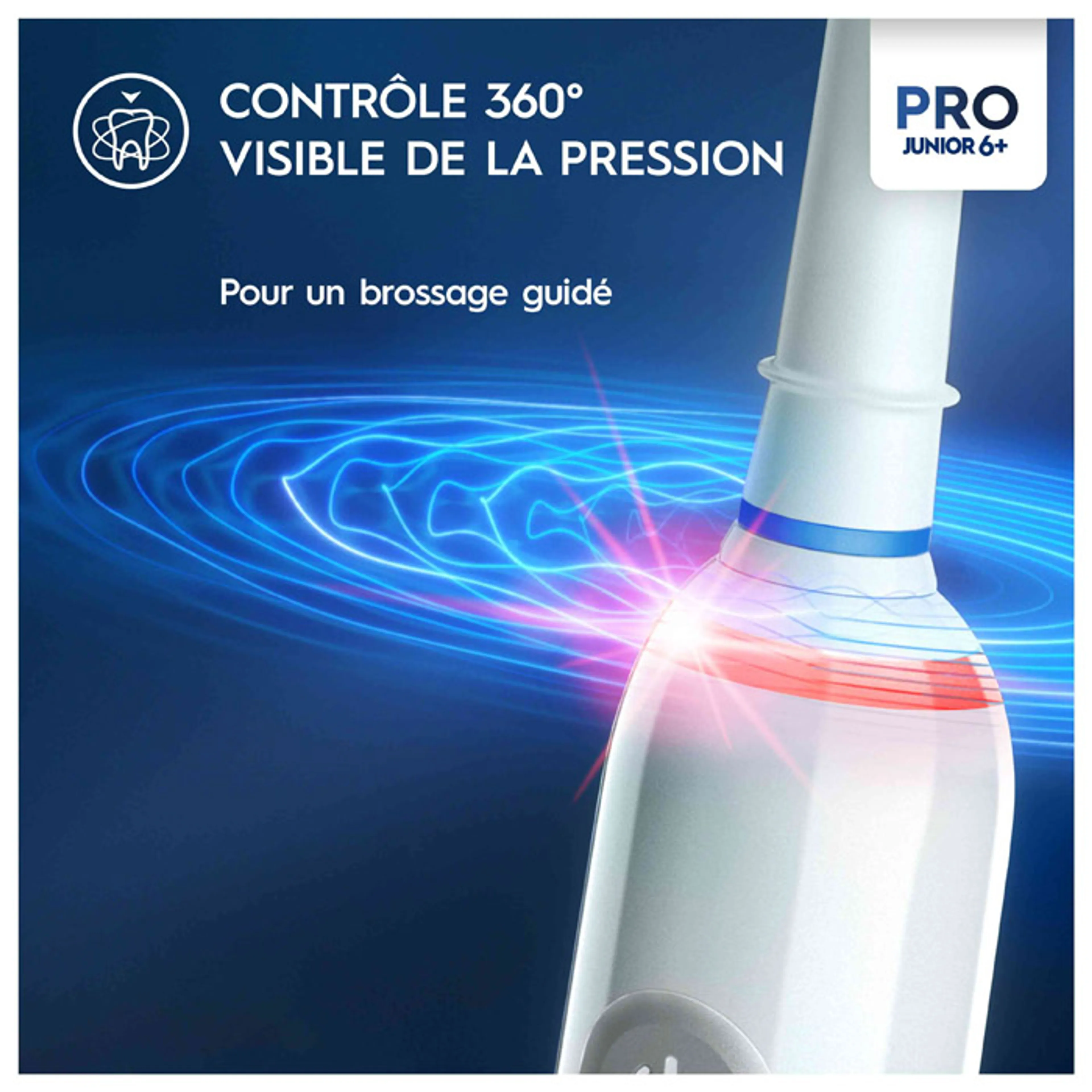 Oral-B Brosse à dents électrique Pro Junior Frozen image