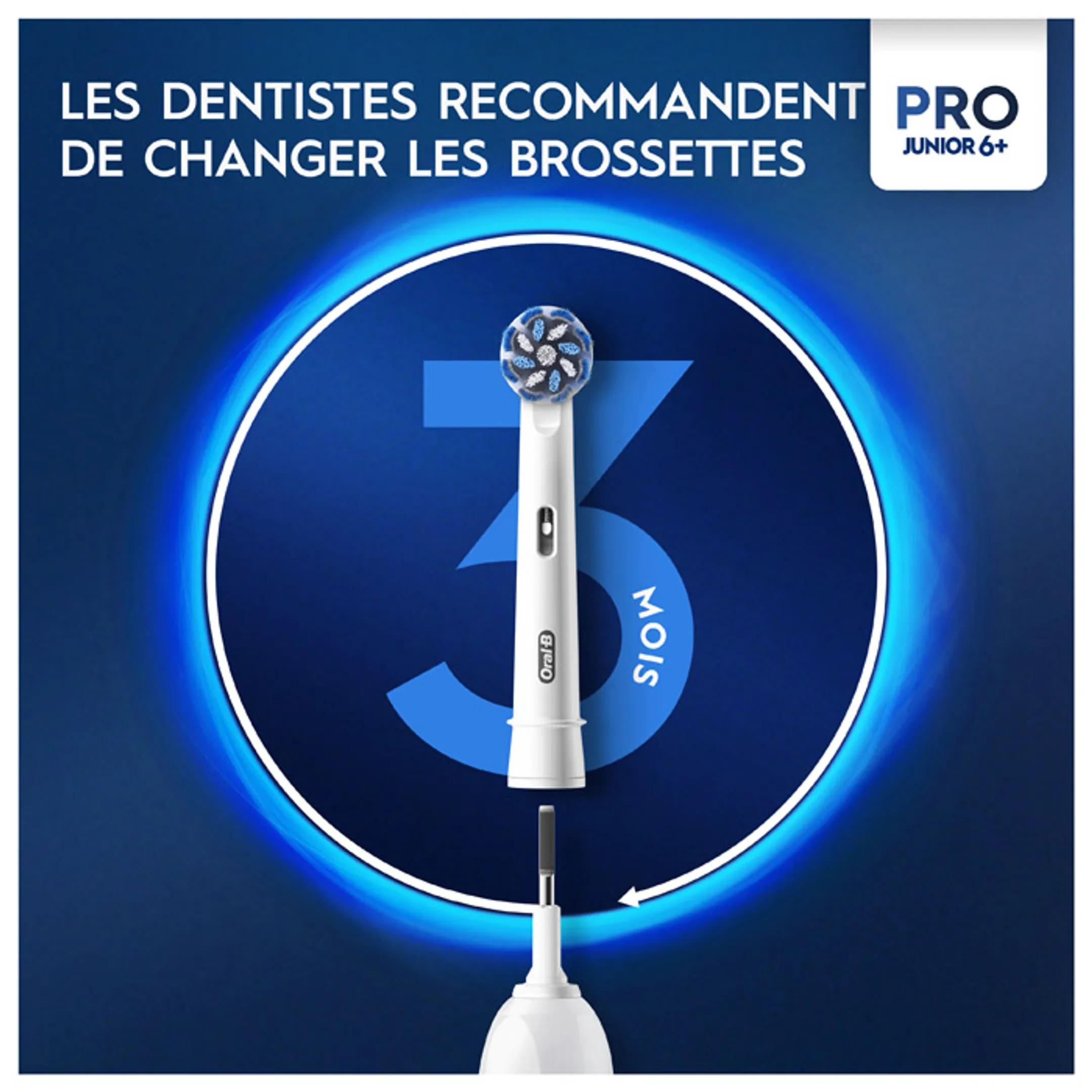 Oral-B Elektrische tandenborstel Pro Junior Frozen image