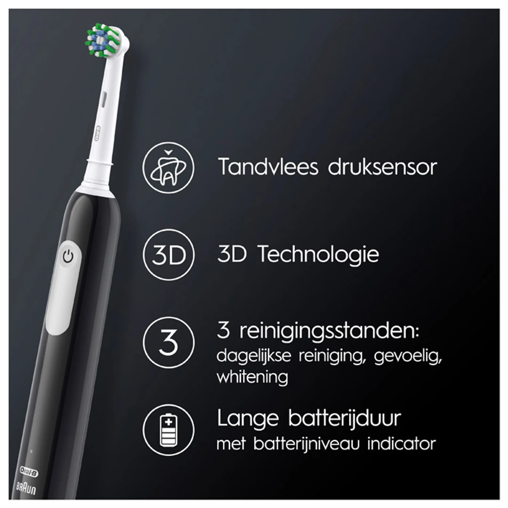Oral-B Elektrische tandenborstel Pro Series 1 zwart image