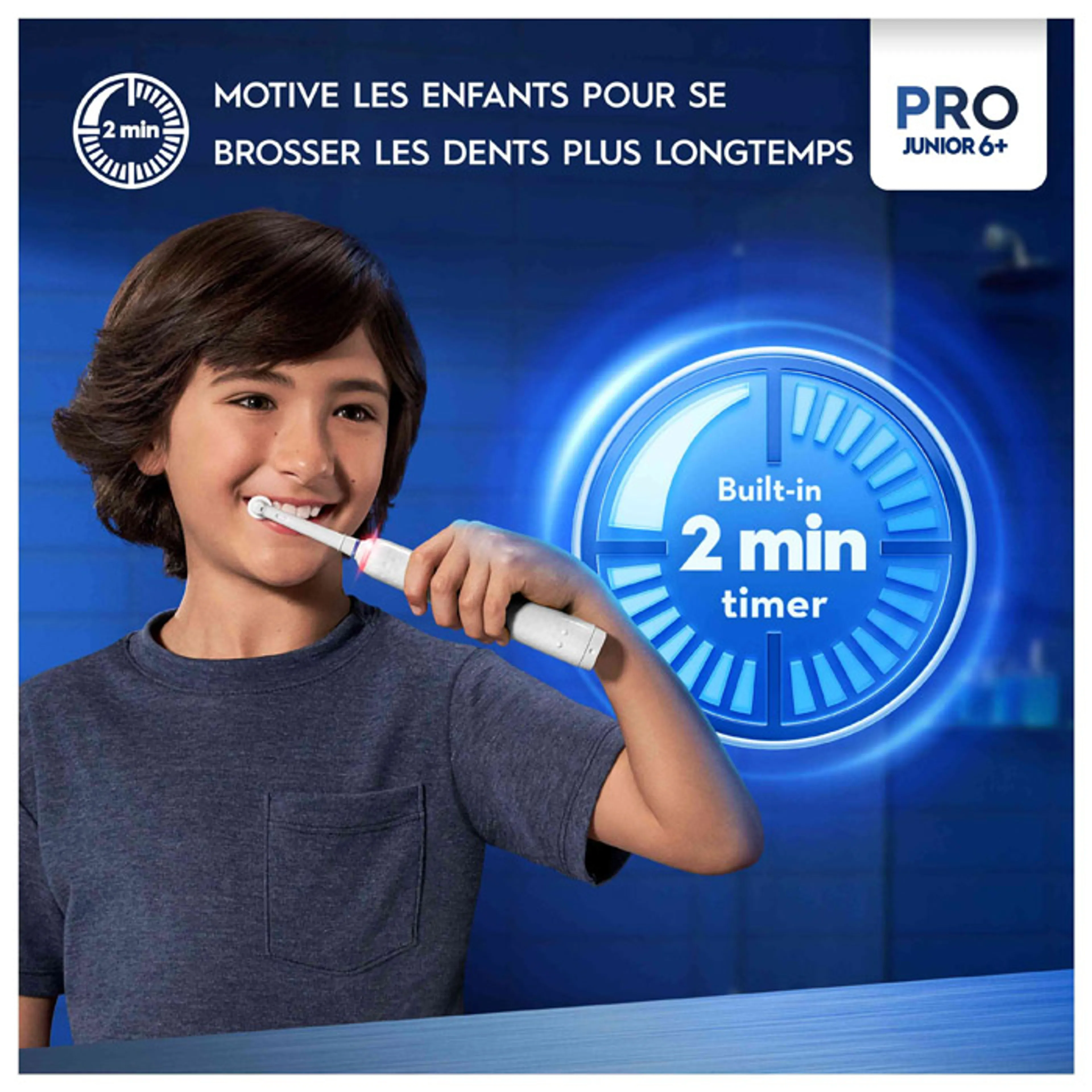 Oral-B Brosse à dents électrique Pro Junior Frozen image