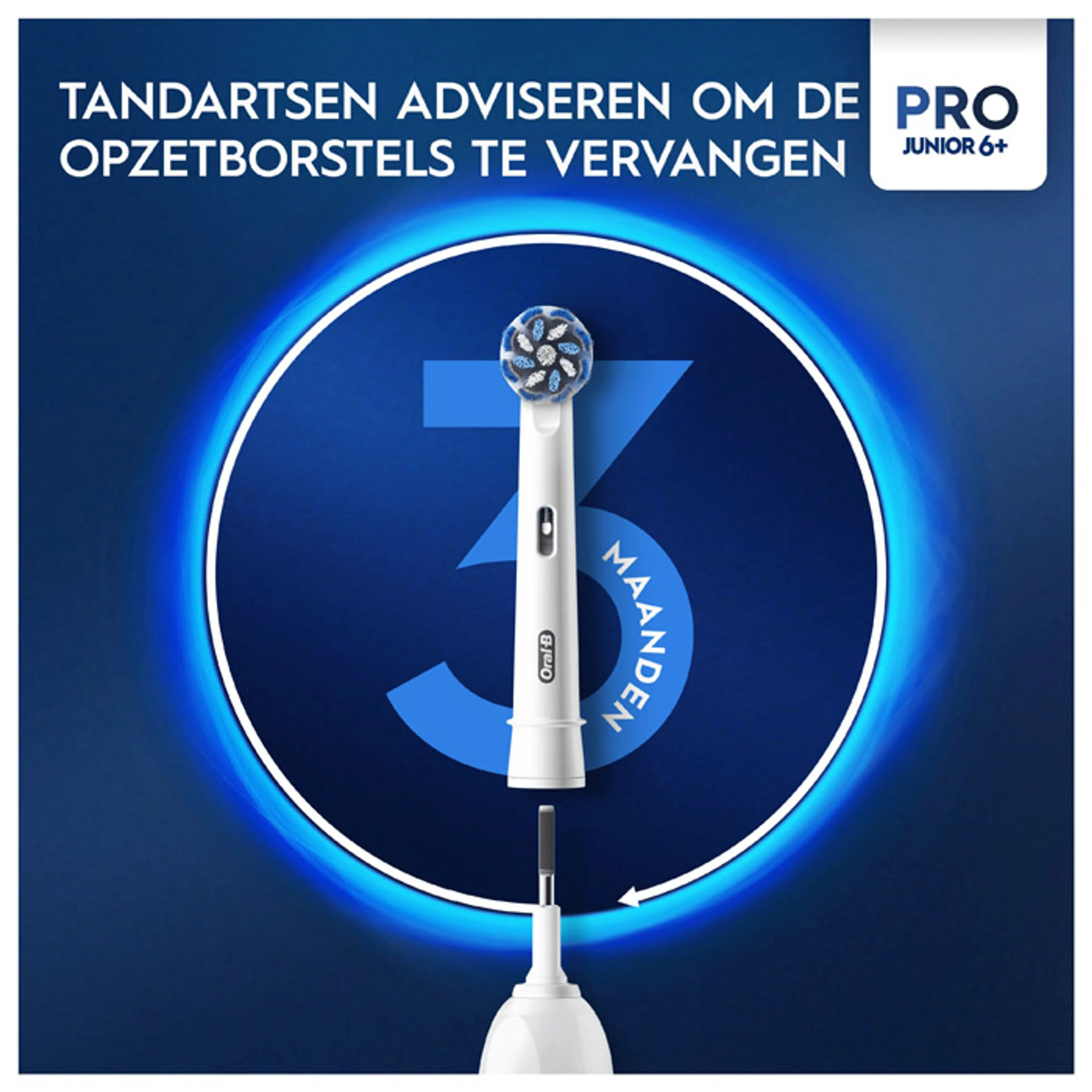 Oral-B Brosse à dents électrique Pro Junior Frozen image