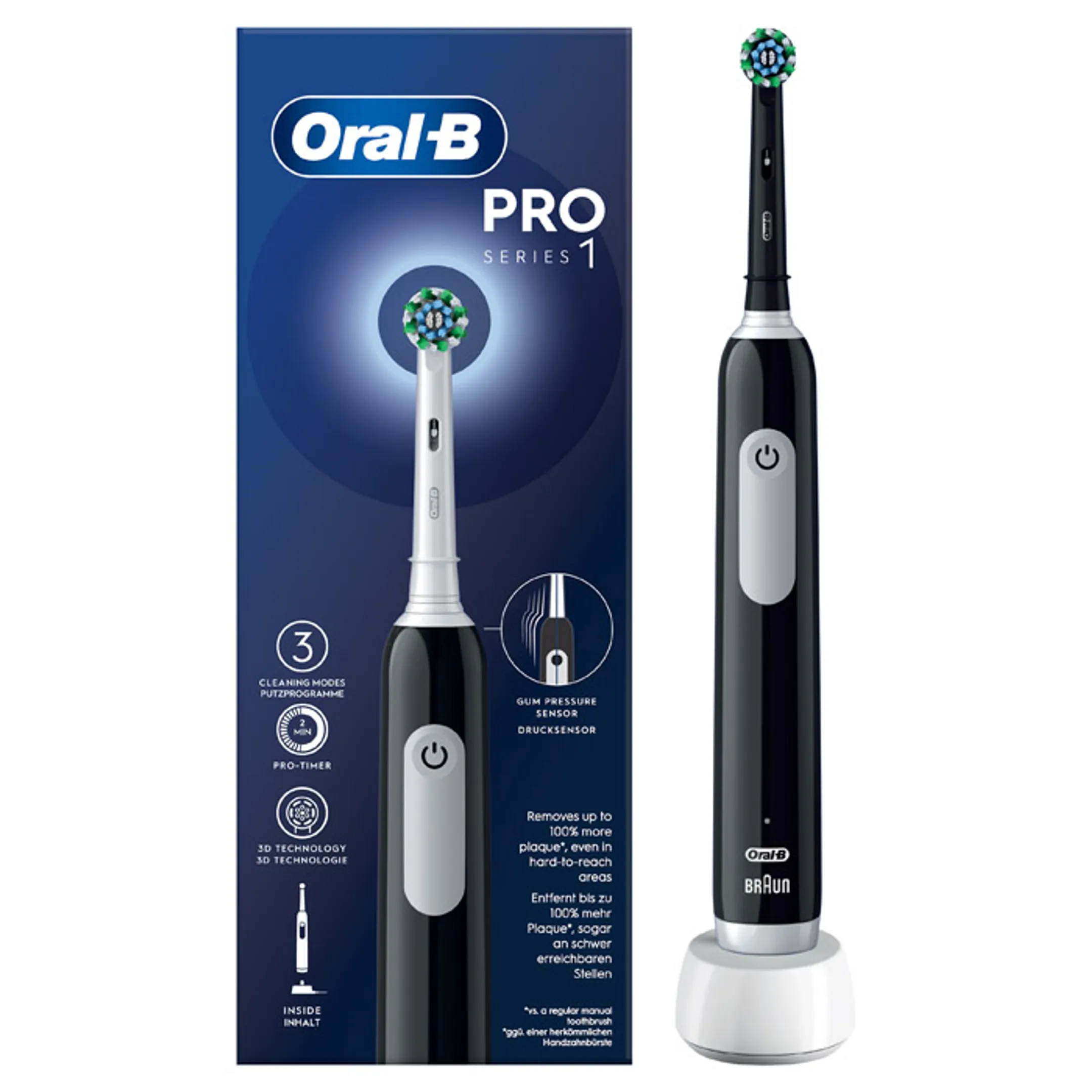 Oral-B Brosse à dents électrique Pro Series 1 noire image