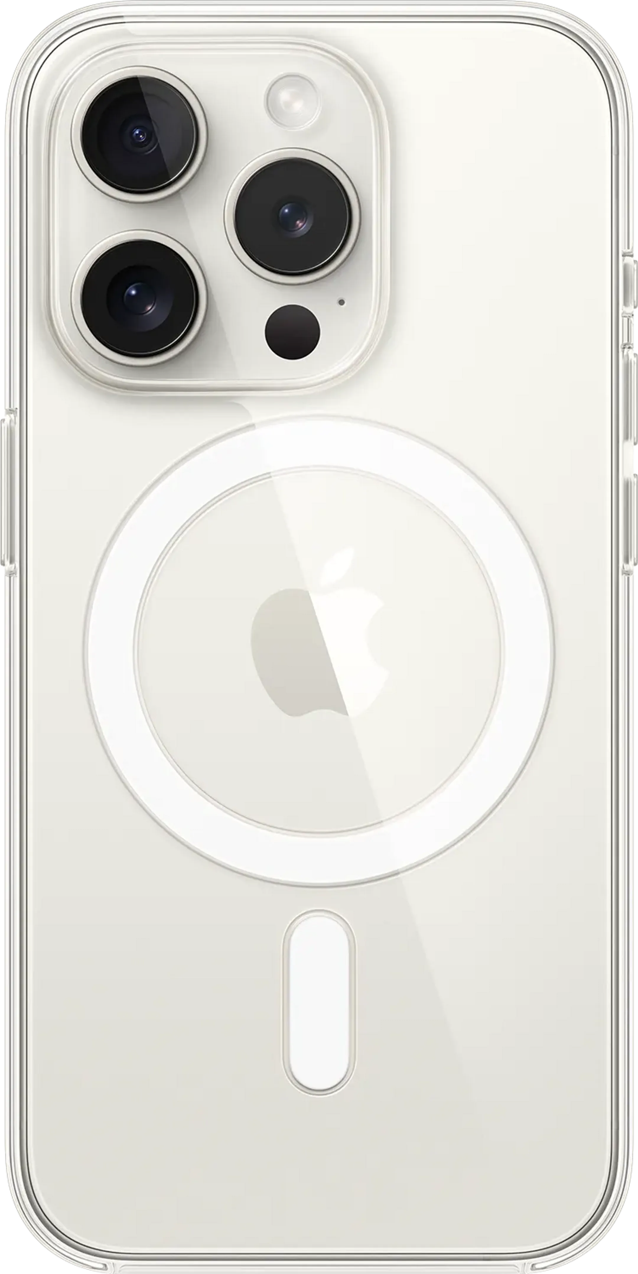 Coque transparente avec MagSafe pour iPhone 15 Pro