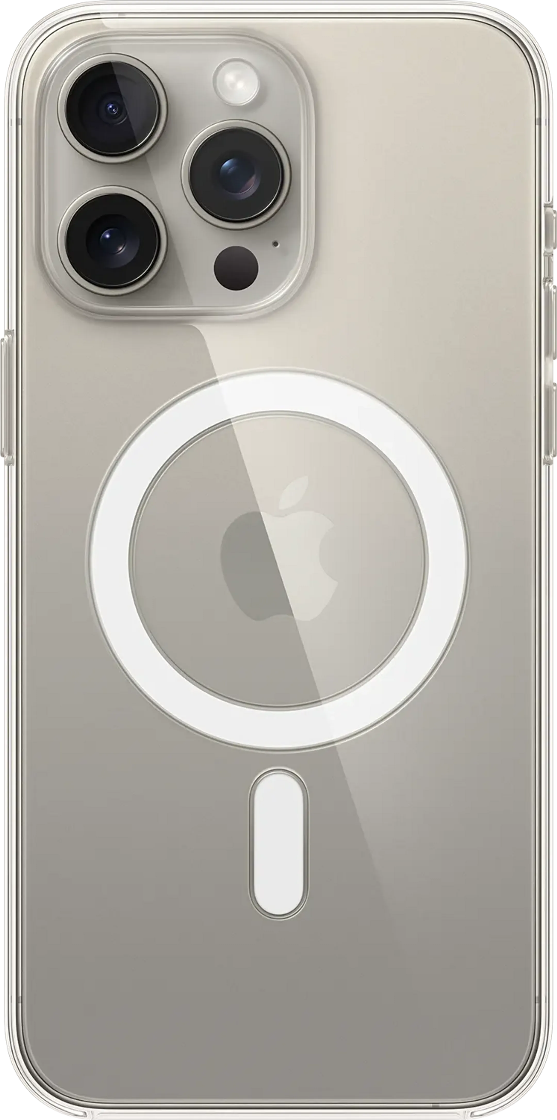 Doorzichtig hoesje met MagSafe voor iPhone 15 Pro Max