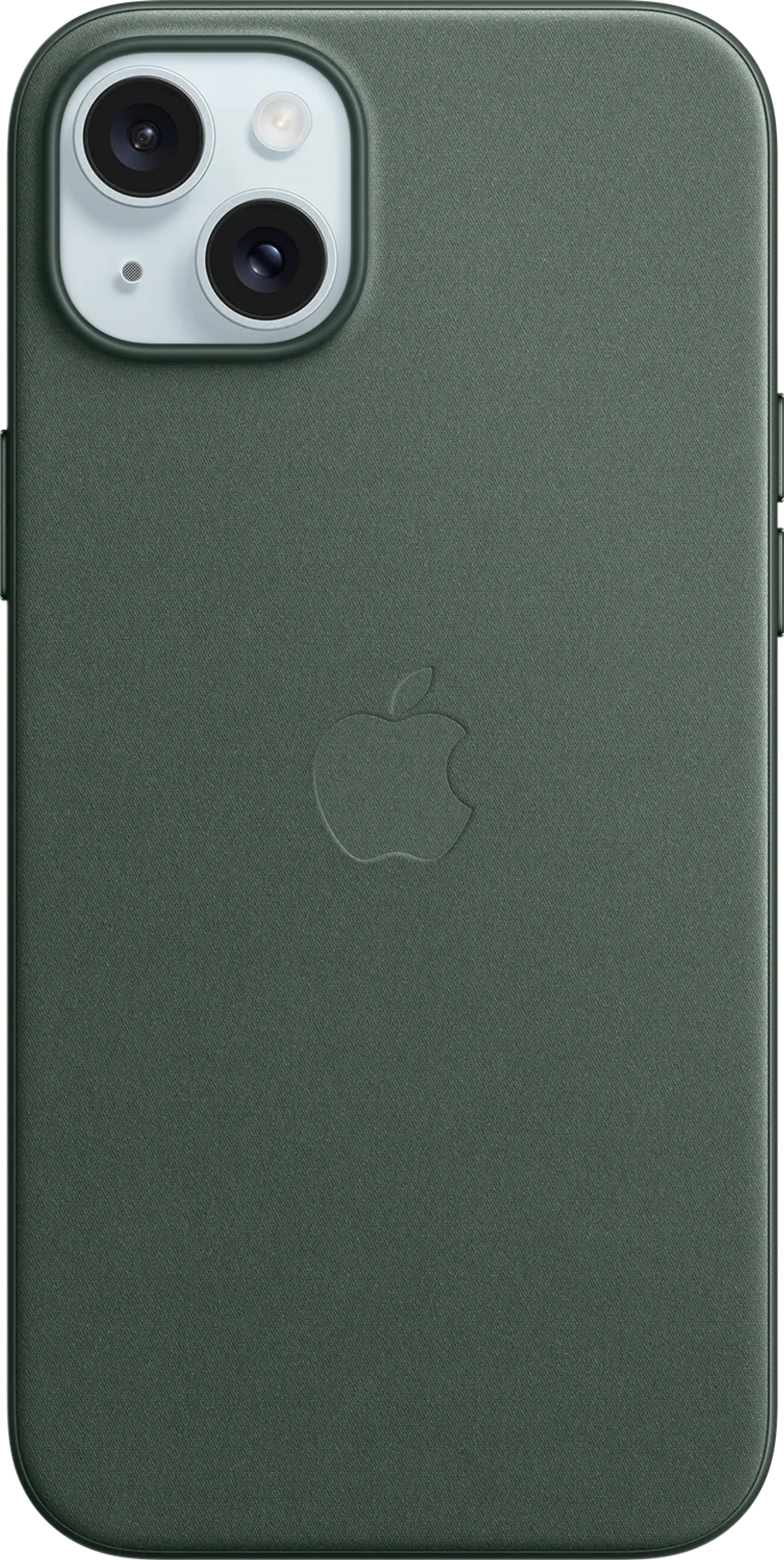 Coque en tissage fin MagSafe pour iPhone 15 Plus - Vert