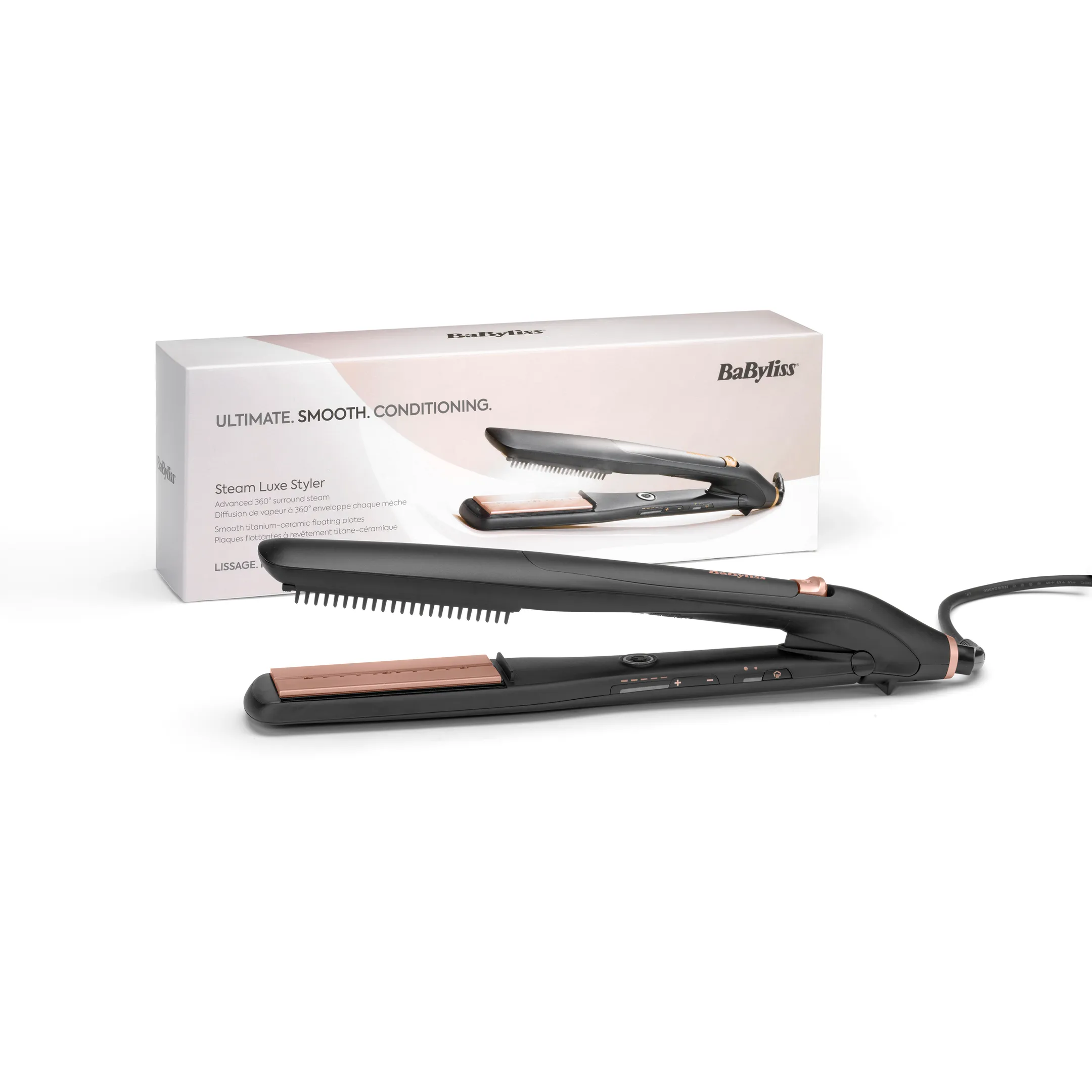 Babyliss Lisseur Steam Luxe Styler ST596E image