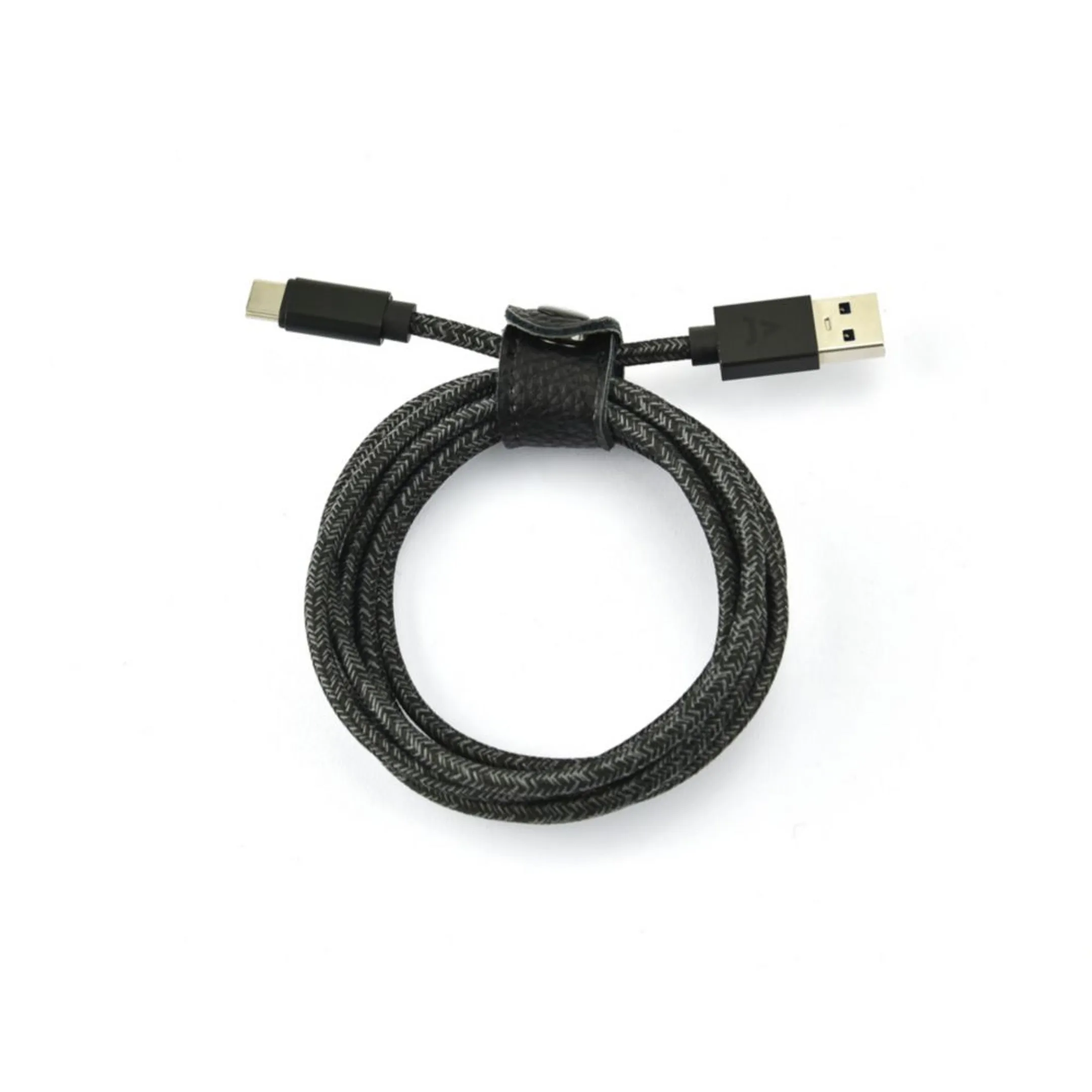 Cable USB-C vers USB-A Tressé - 3m - Noir