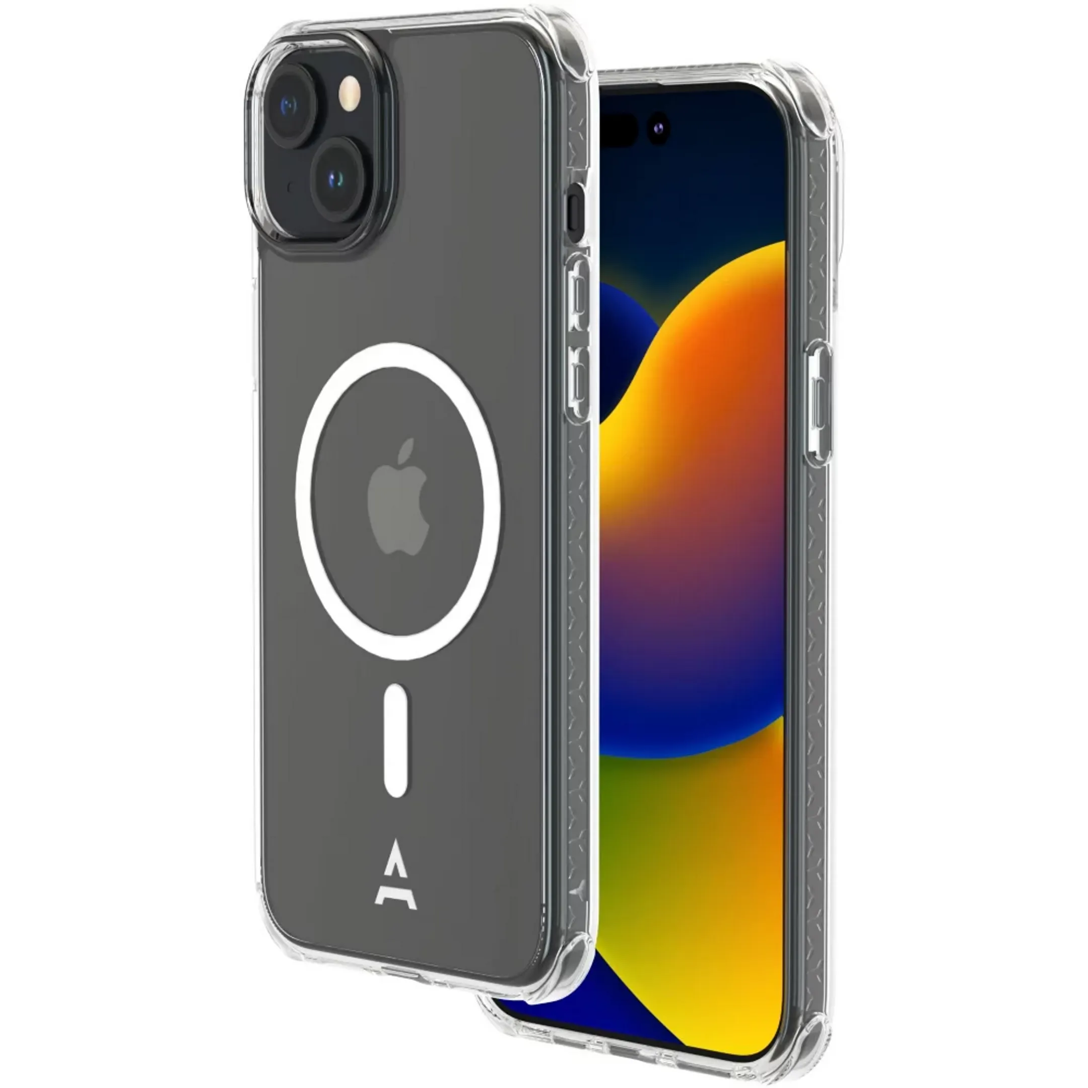MagSafe schokbestendig hoesje voor iPhone 15 Plus-Transparant