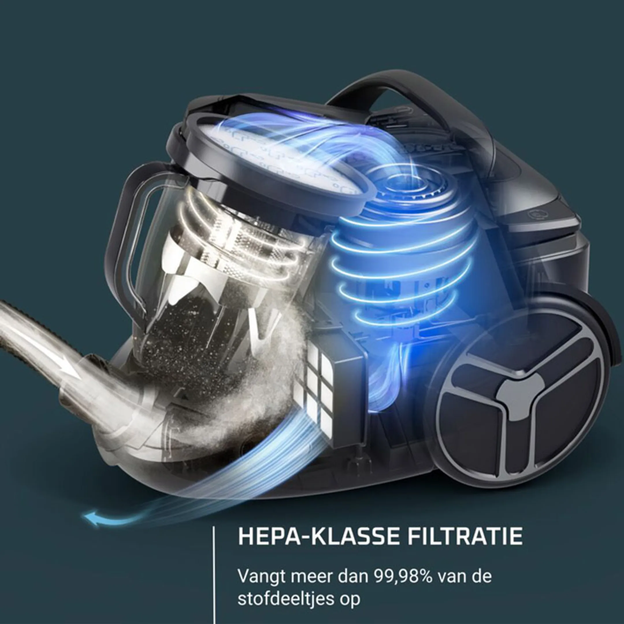 Rowenta Stofzuiger zonder zak Silence Force Cyclonic Effitech® Total Clean RO7961EA image