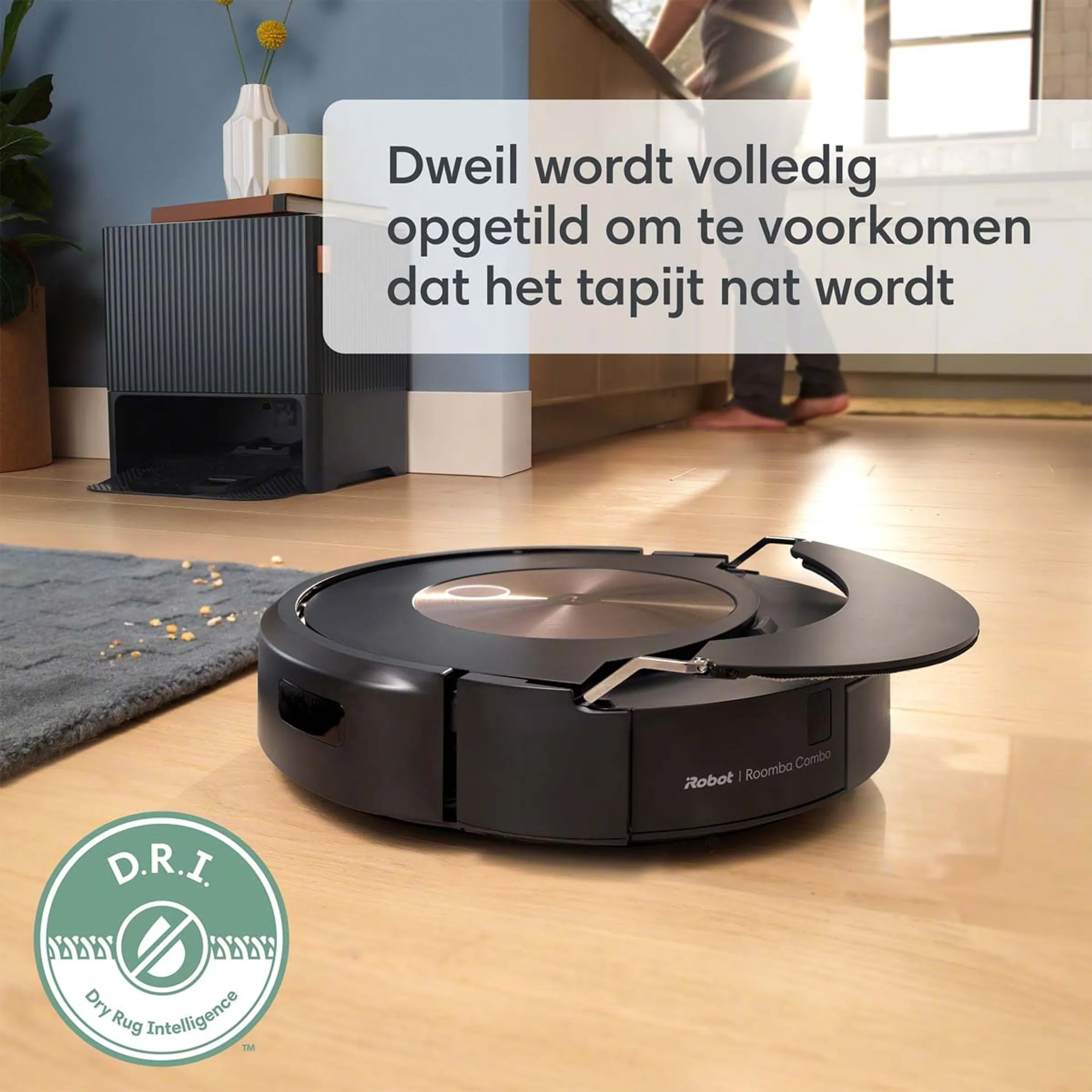iRobot Robotstofzuiger en dweilrobot j9+ Roomba Combo image