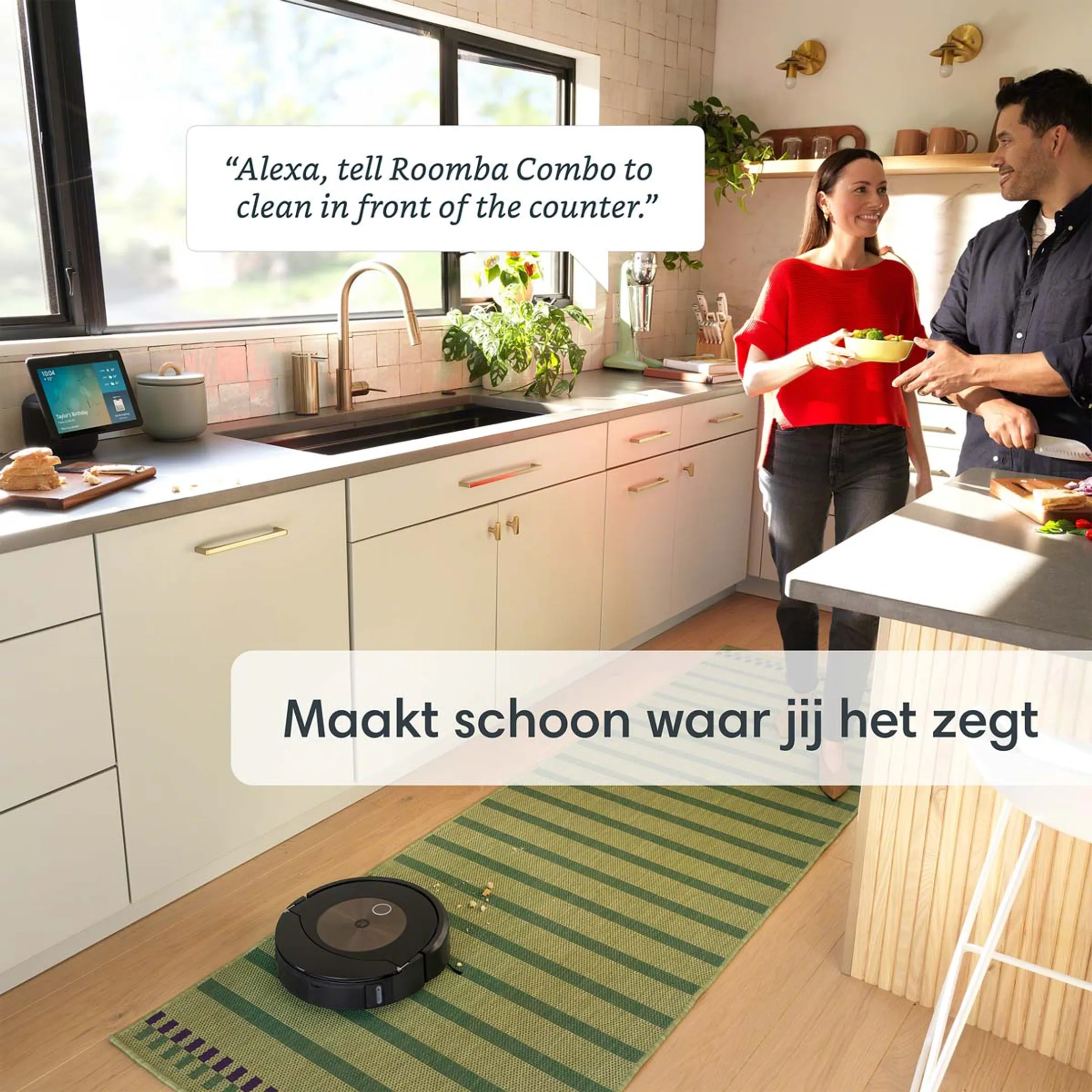 iRobot Robotstofzuiger en dweilrobot j9+ Roomba Combo image