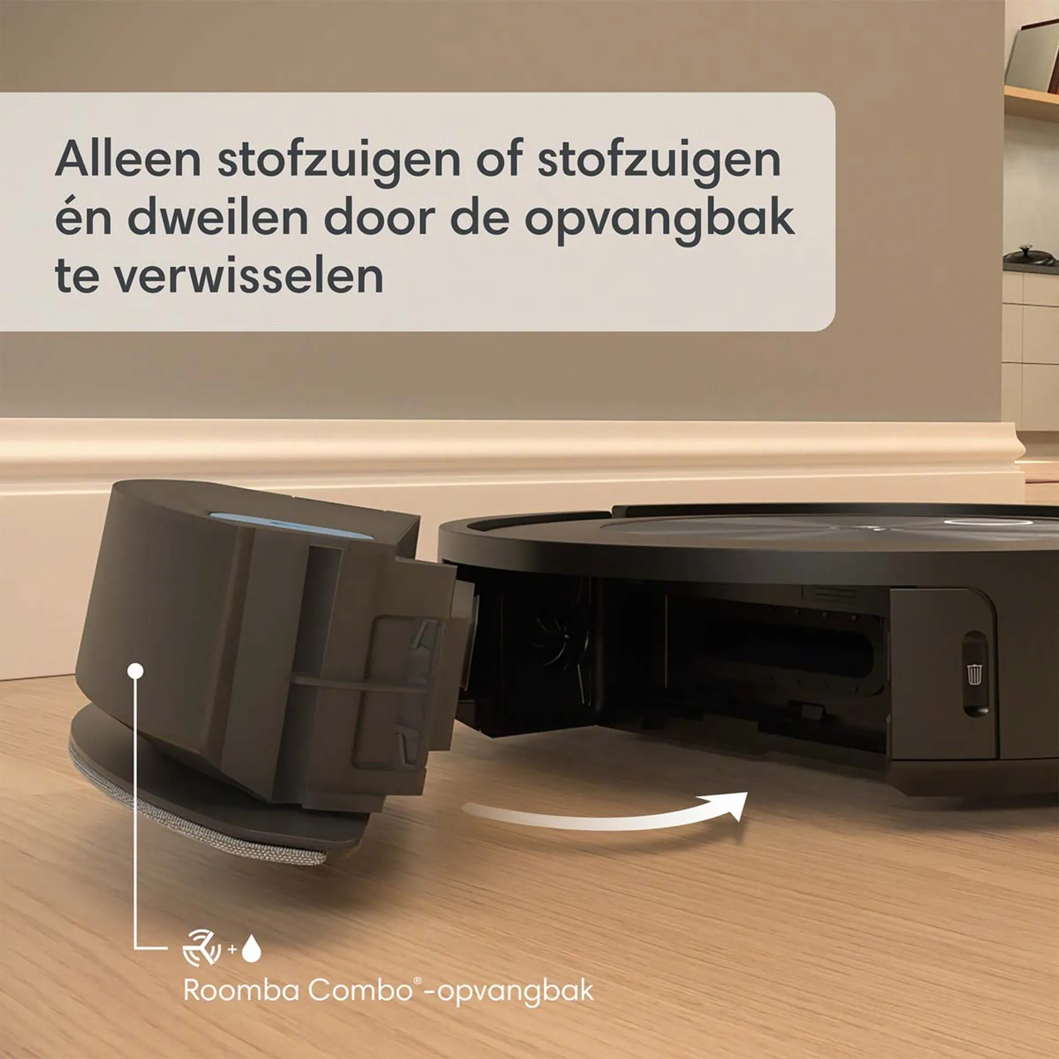 iRobot Robotstofzuiger en dweilrobot J5 Roomba Combo J5178 image