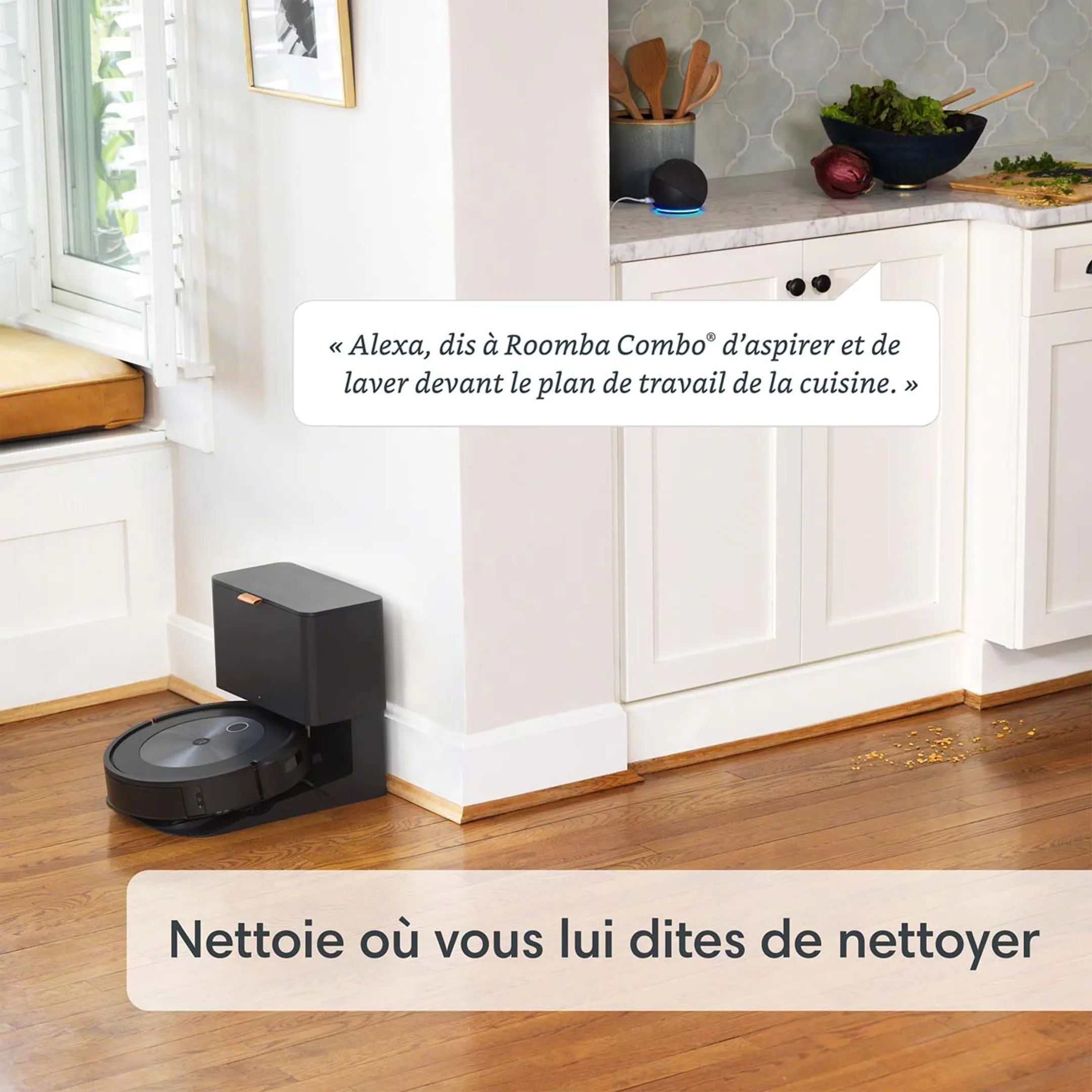Aspirateur robot et laveur de sols j5+ Roomba Combo J5578