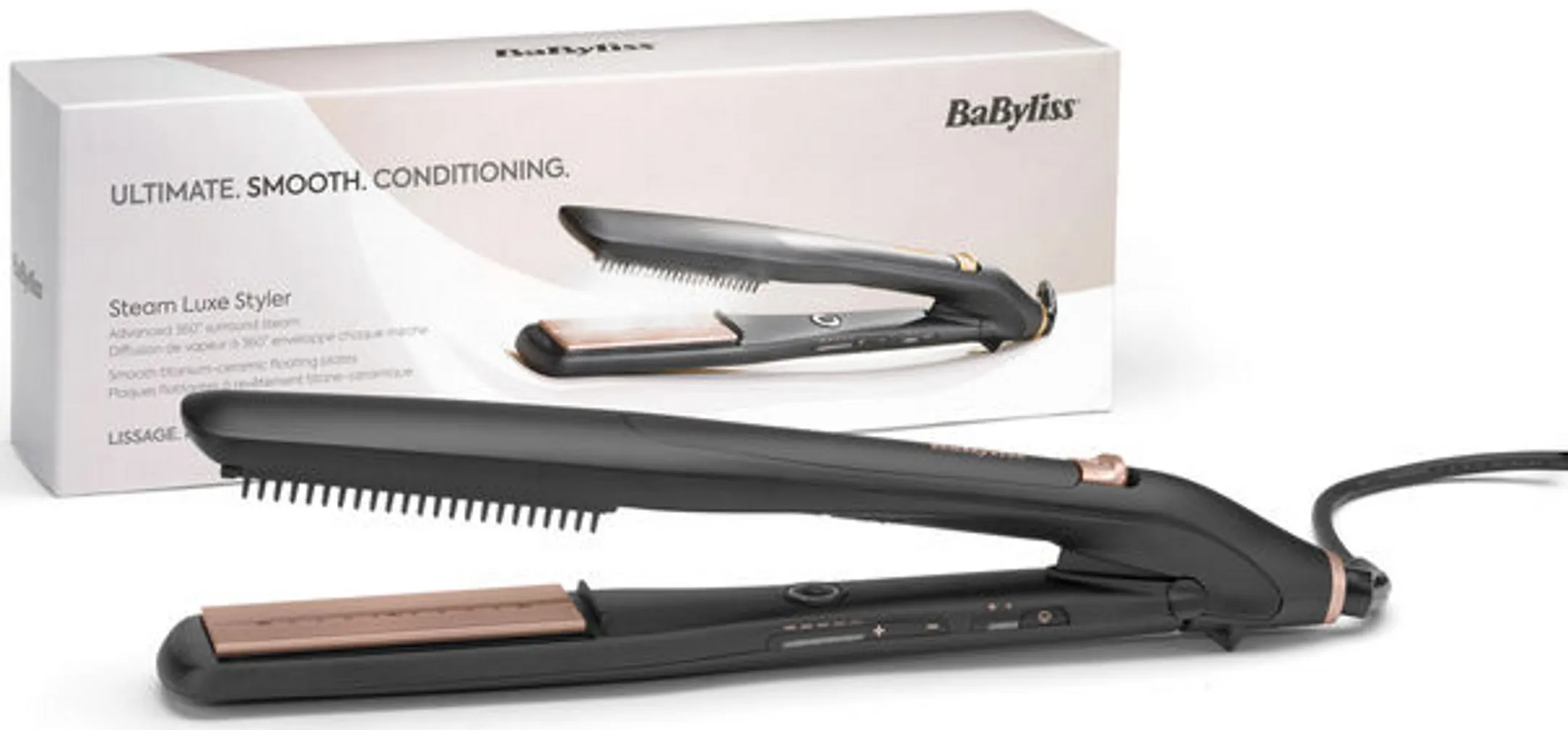 Babyliss Lisseur Steam Luxe Styler ST596E image
