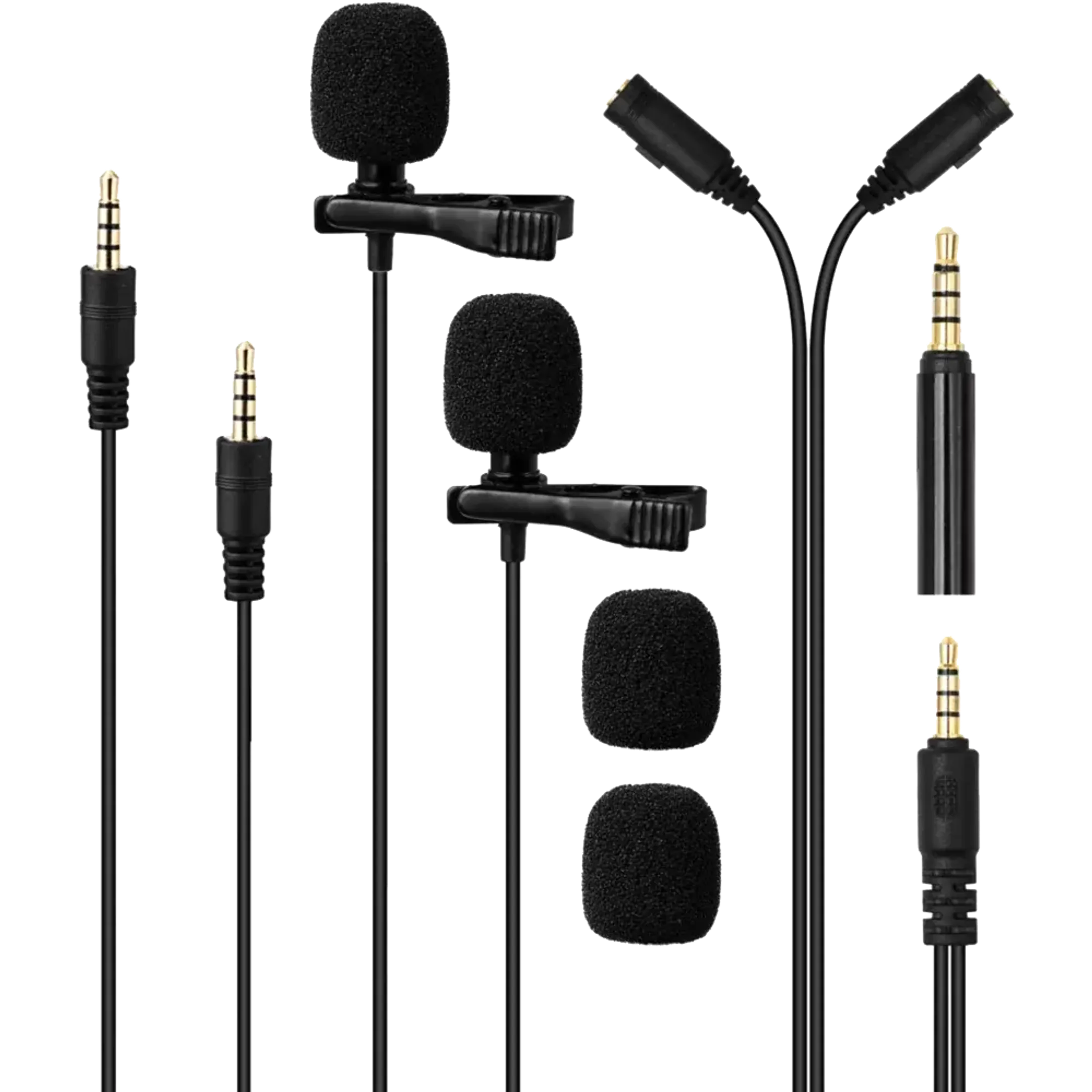 Pack de 2 micros cravate
