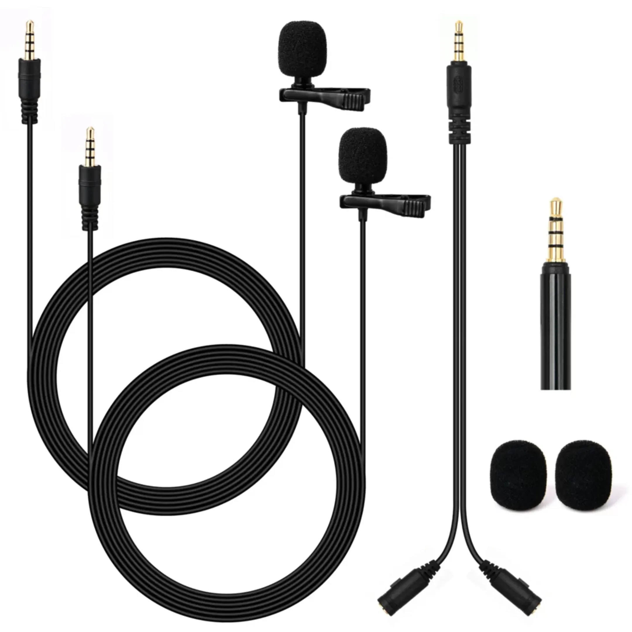 Essentiel-B Set van 2 dasspeld microfoons image