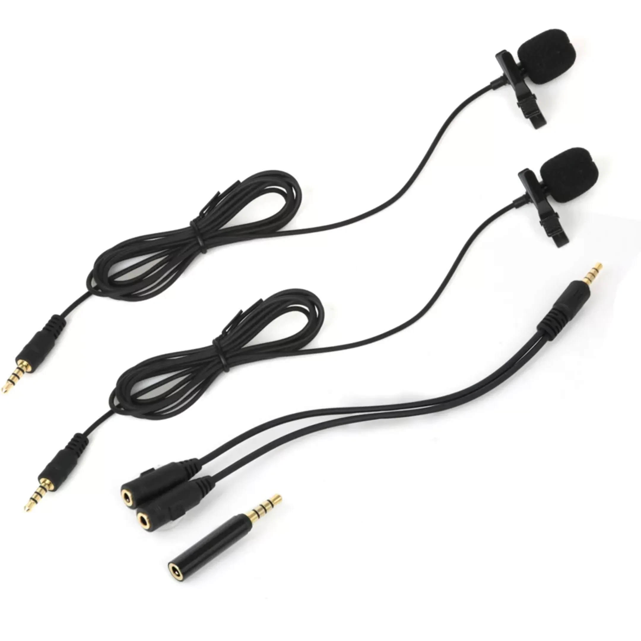 Essentiel-B Set van 2 dasspeld microfoons image