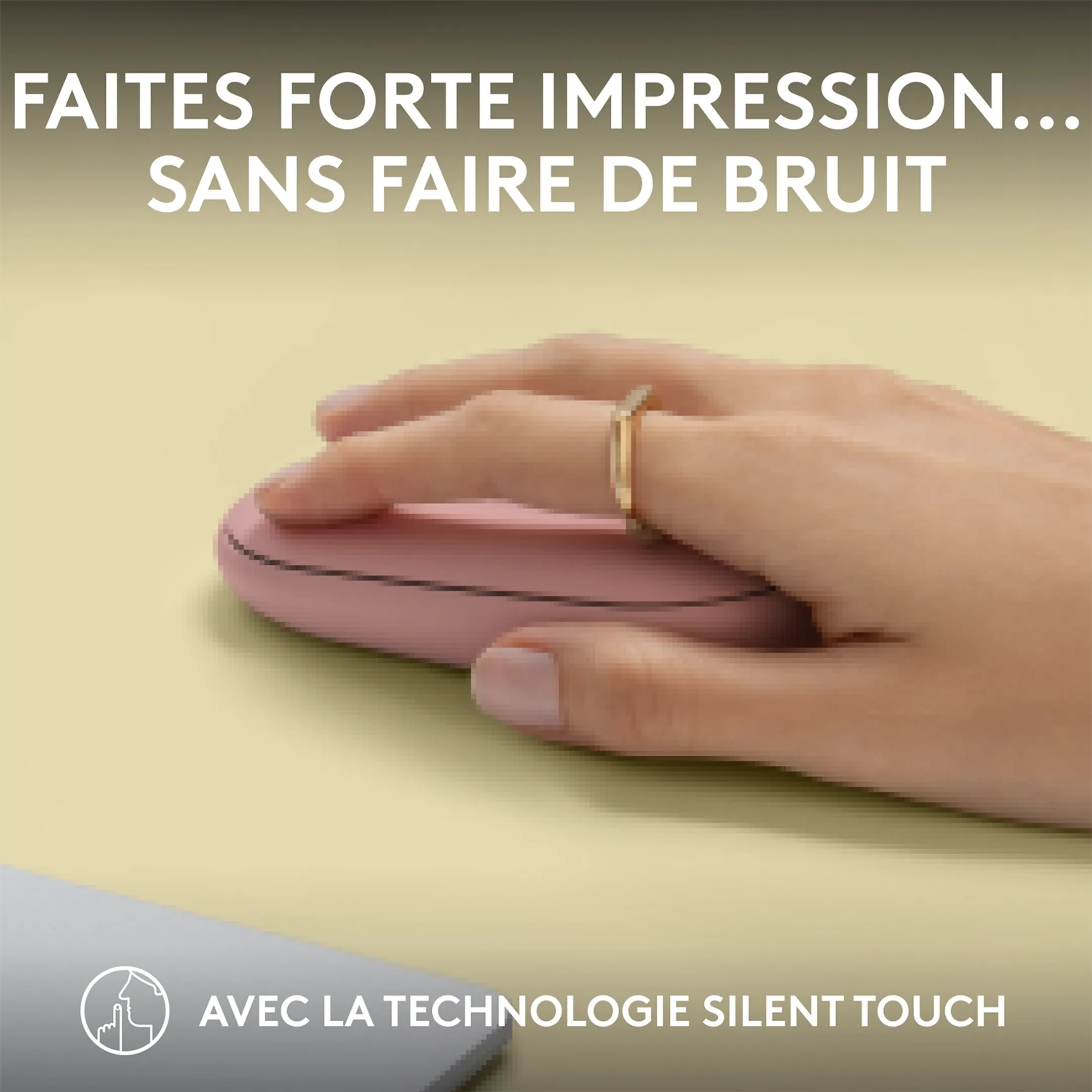 Logitech Pebble Mouse 2 M350s - Rose image