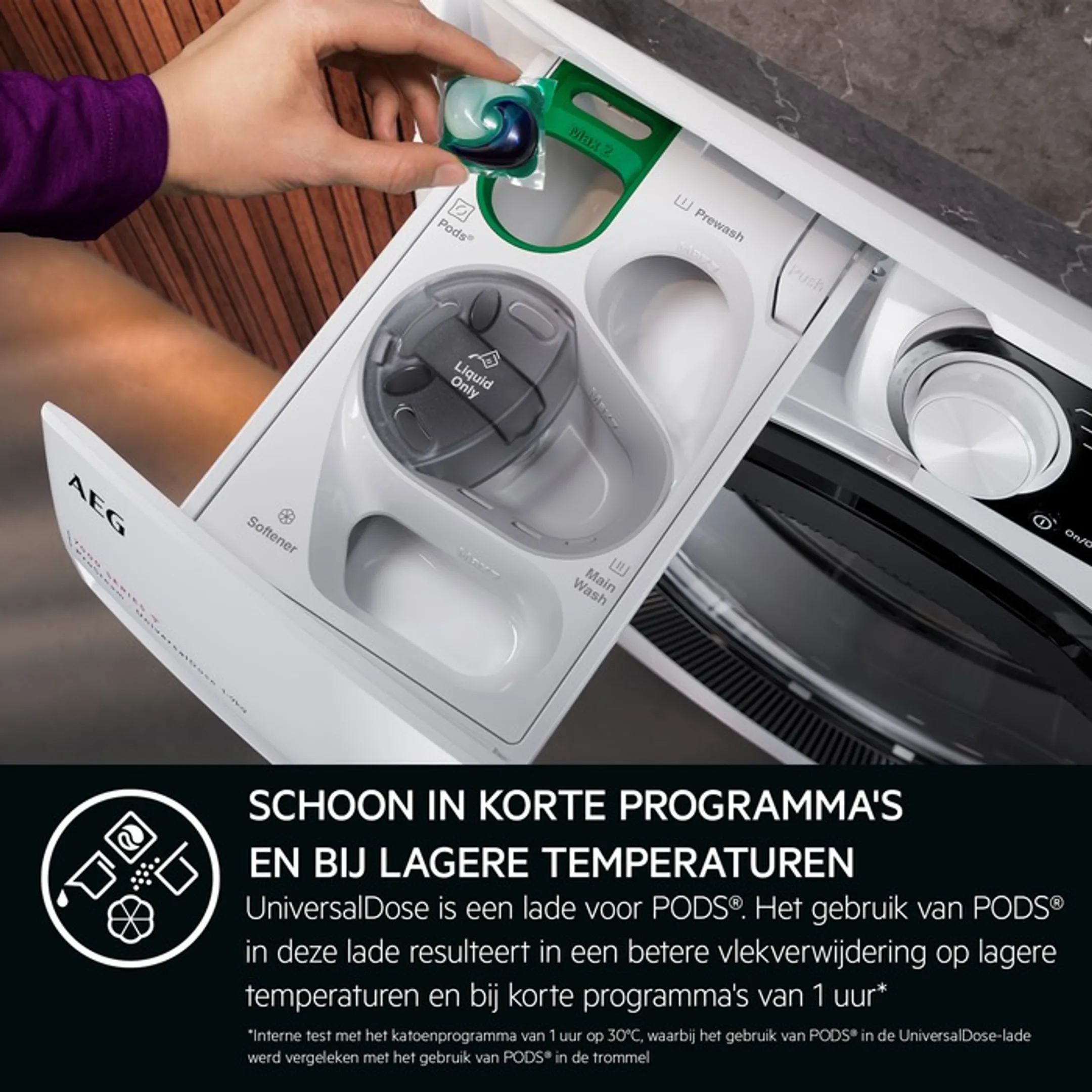 AEG Wasmachine LR63U944 PROSENSE® UNIVERSALDOSE image