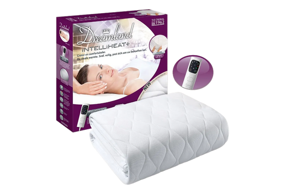 Hypoallergene verwarmde Matrastopper SINGLE met 1 Schakelaar