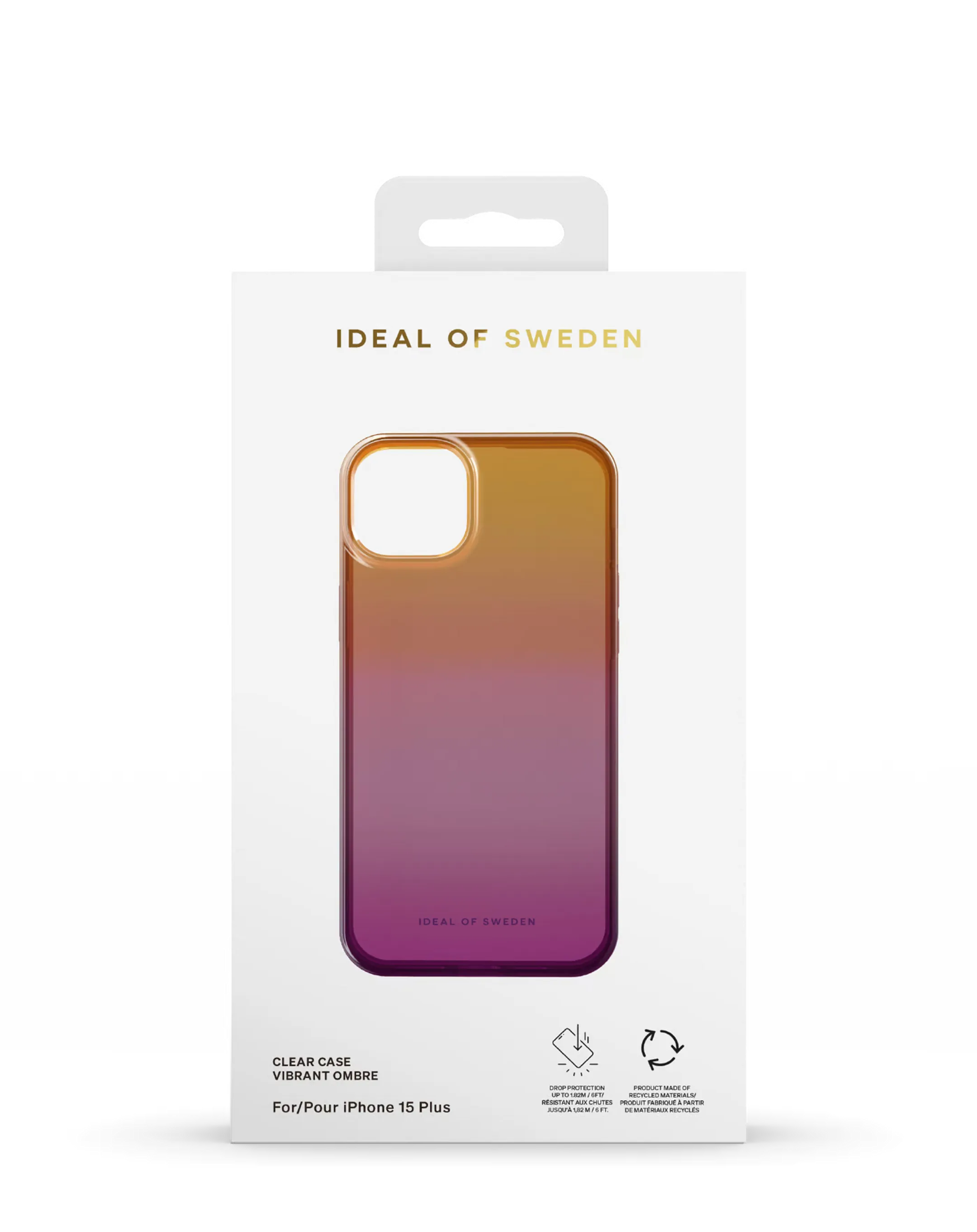 iDeal of Sweden Coque pour iPhone 15 Plus - Vibrant Omber Clear image