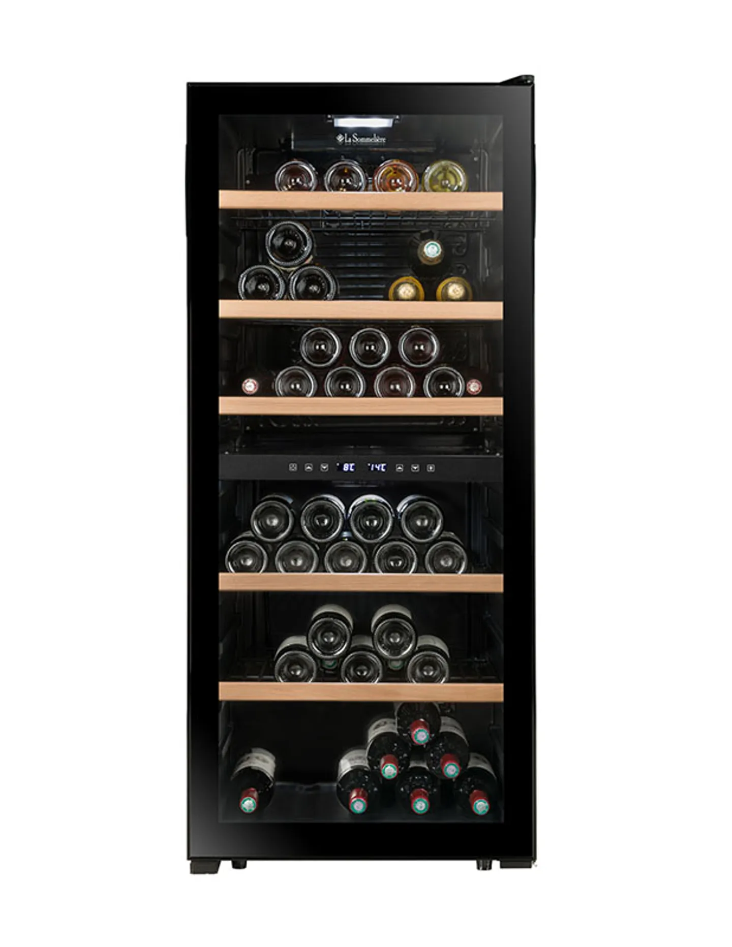 La Sommelière Cave à vin SLS102DZ BLACK dual zone Livré demain Krëfel