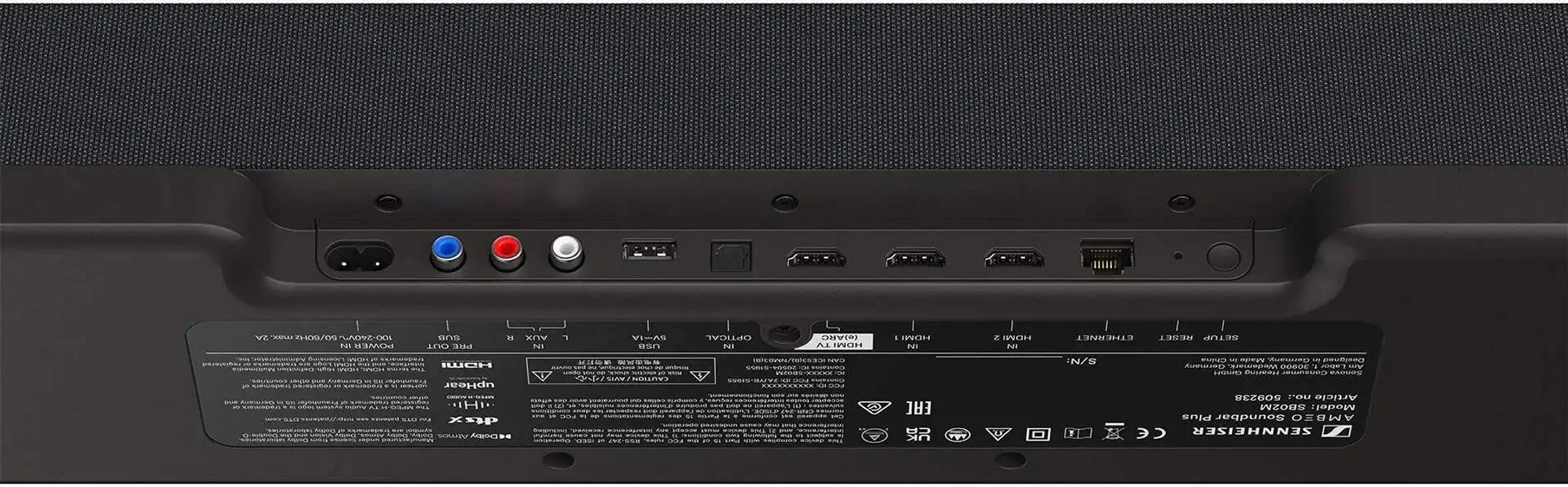 Sennheiser Ambeo Soundbar Plus - 7.1.4 kanalen image