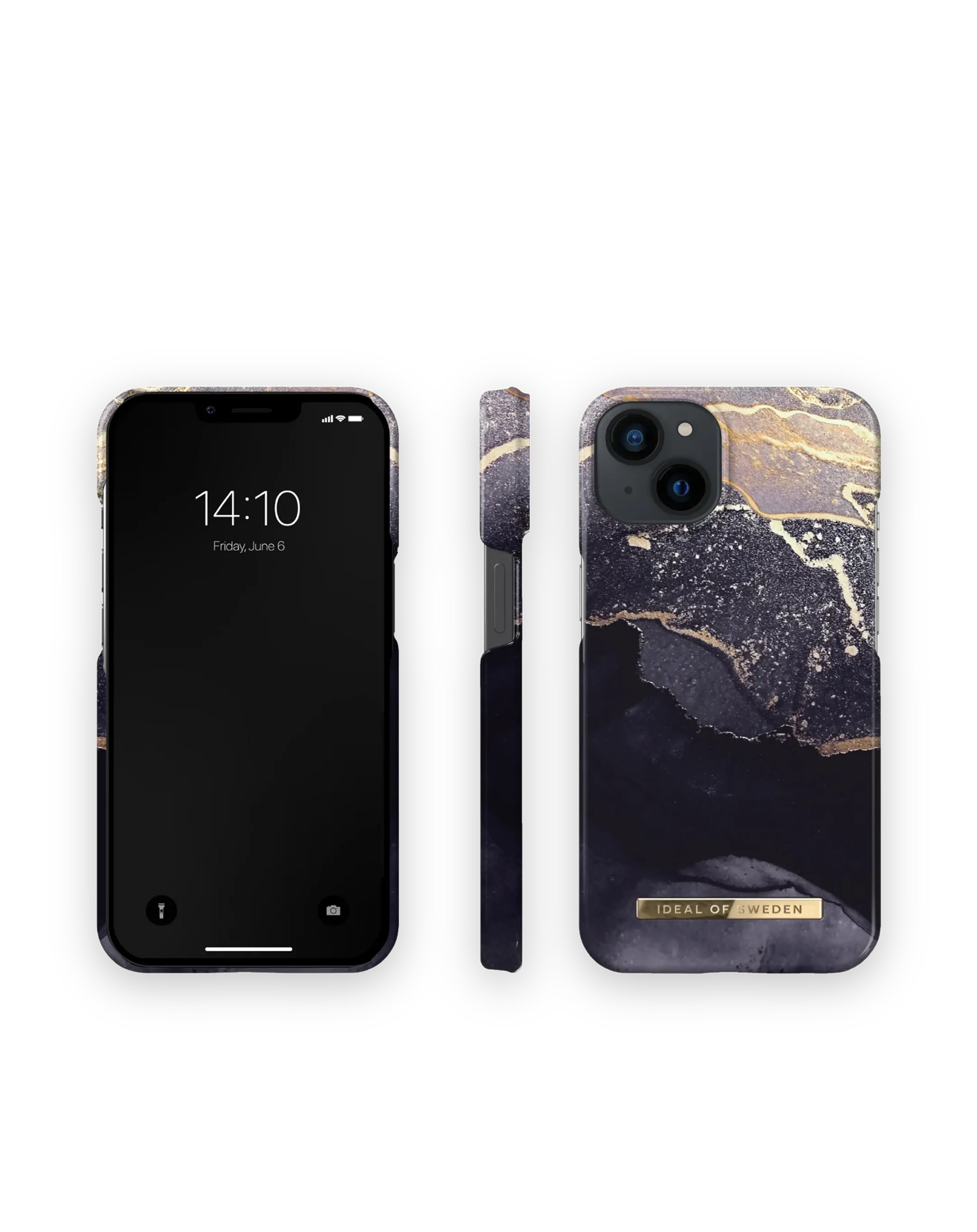 iDeal of Sweden Backcover voor iPhone 13/14 - Golden Twilight image
