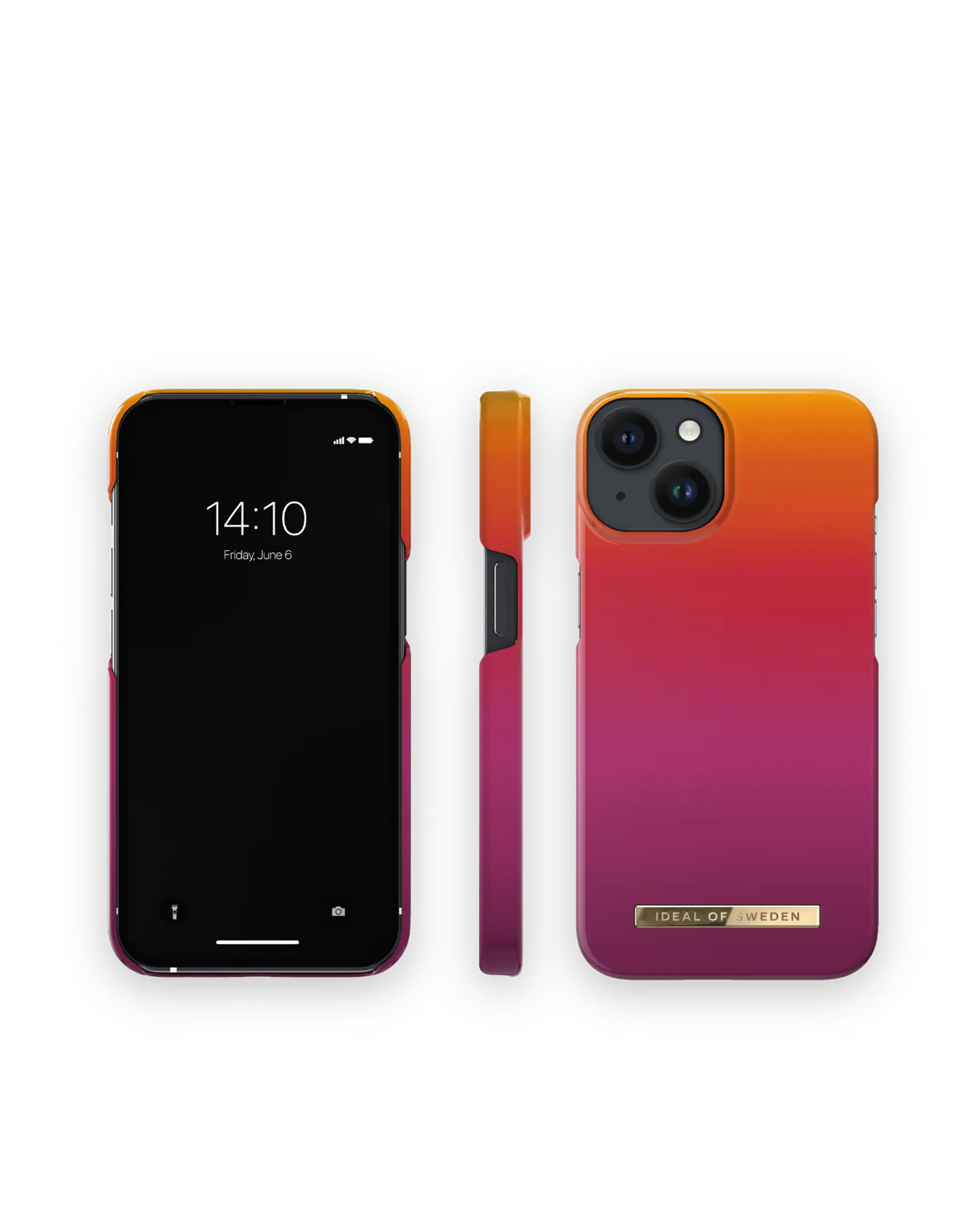 iDeal of Sweden Backcover voor iPhone 13/14 - Vibrant Ombre image