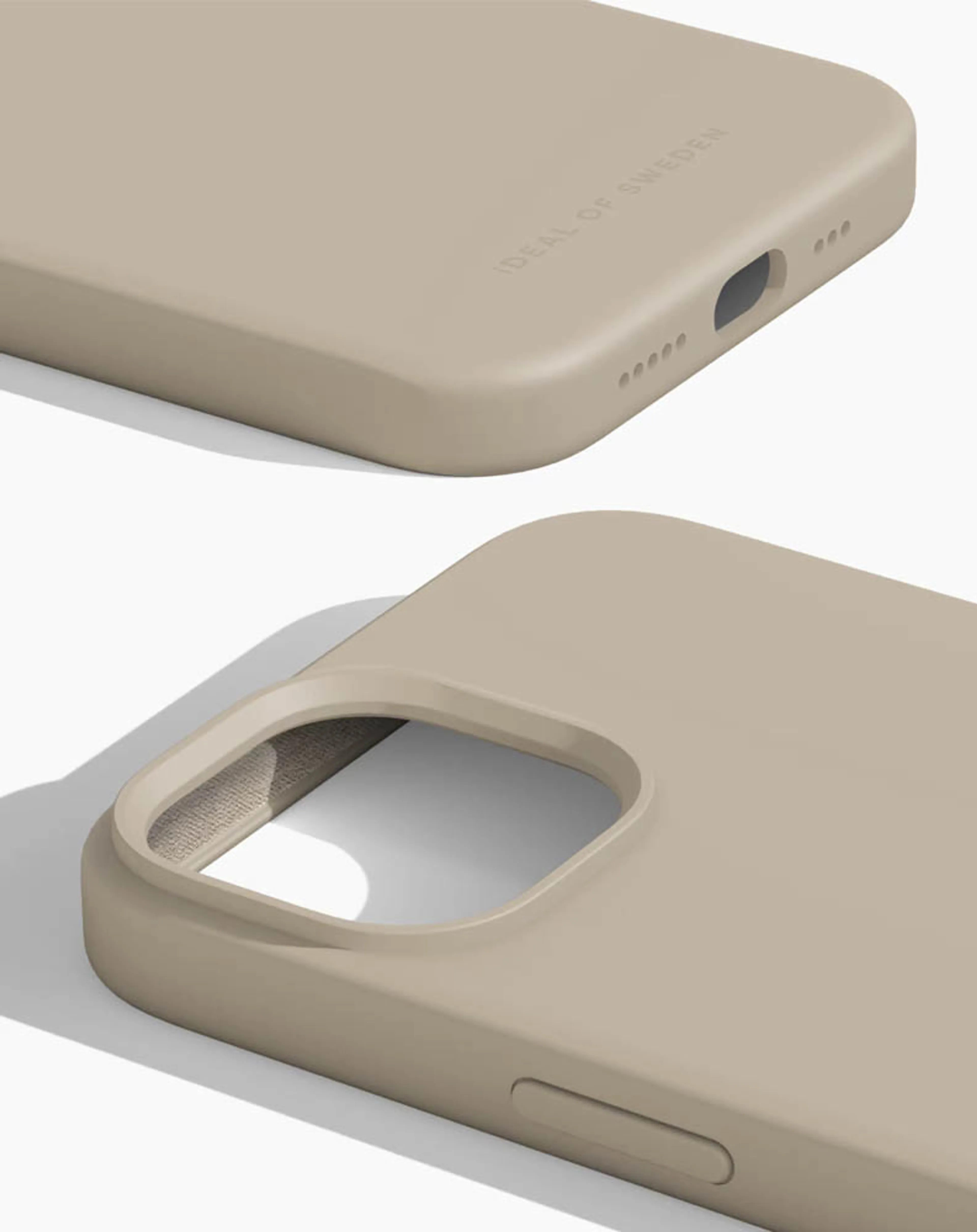iDeal of Sweden Coque pour iPhone 13/14 - Silicone Beige image