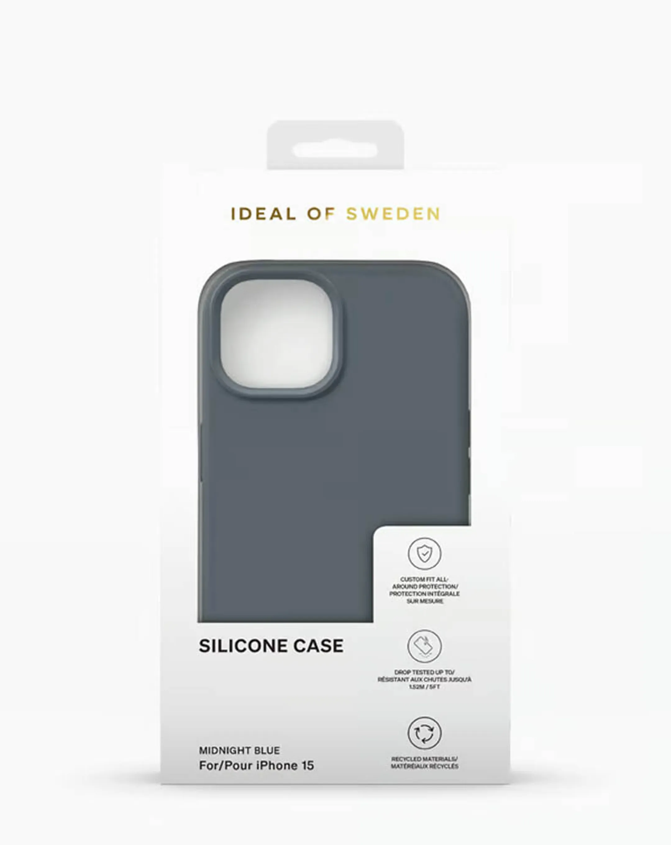 Backcover voor iPhone 13/14/15 - Silicone - Blue