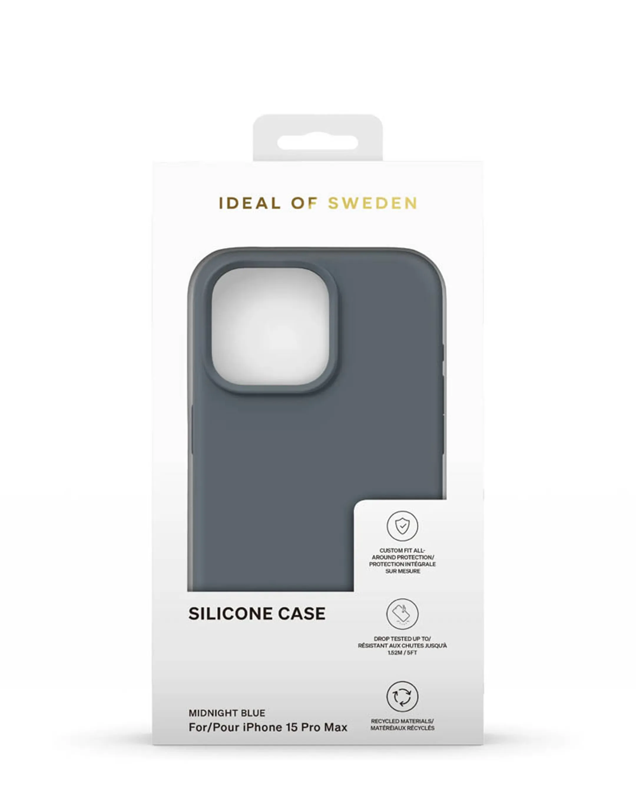 Backcover voor iPhone 15 Pro Max - Silicone - Blue