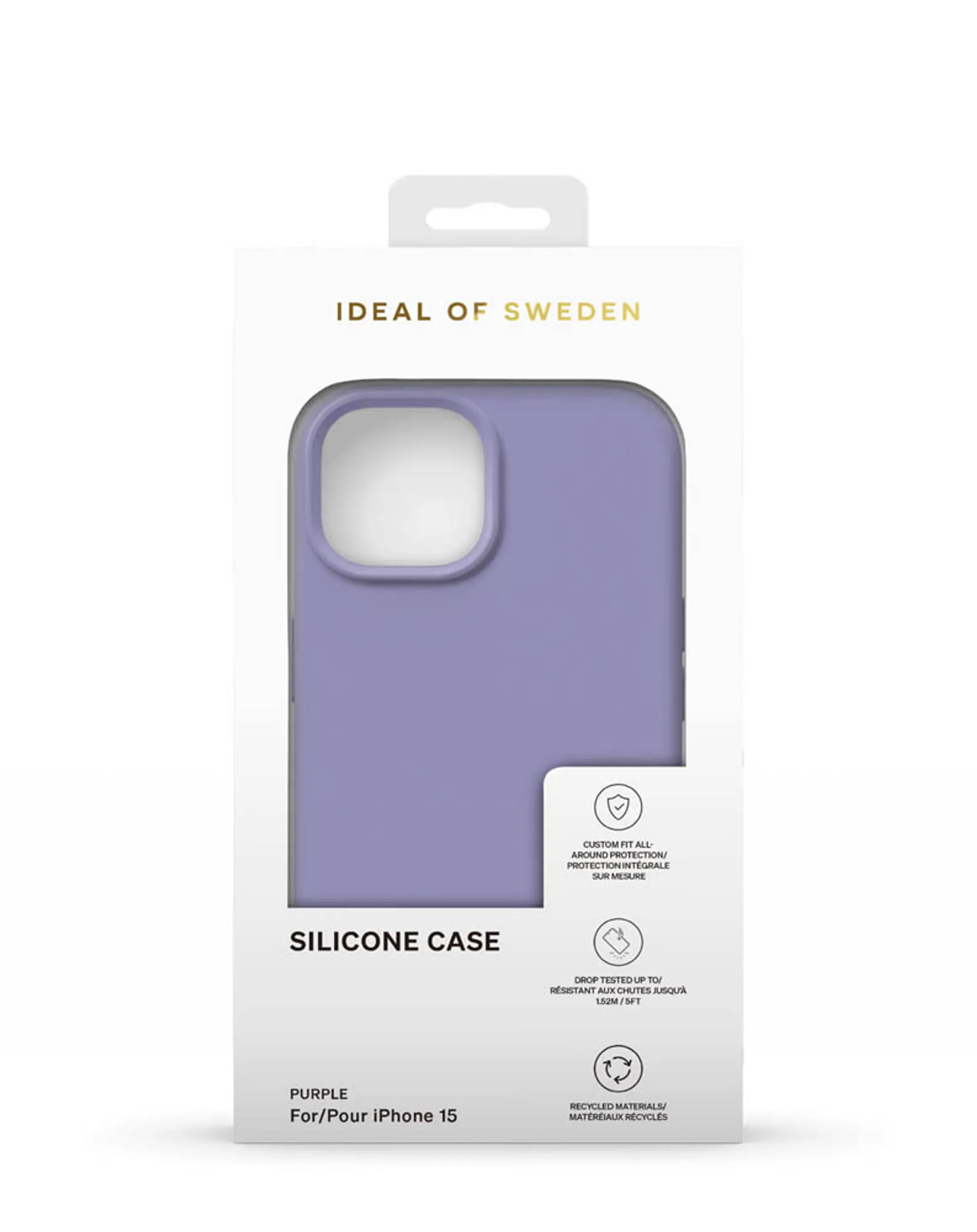 Backcover voor iPhone 13/14/15 - Silicone - Purple
