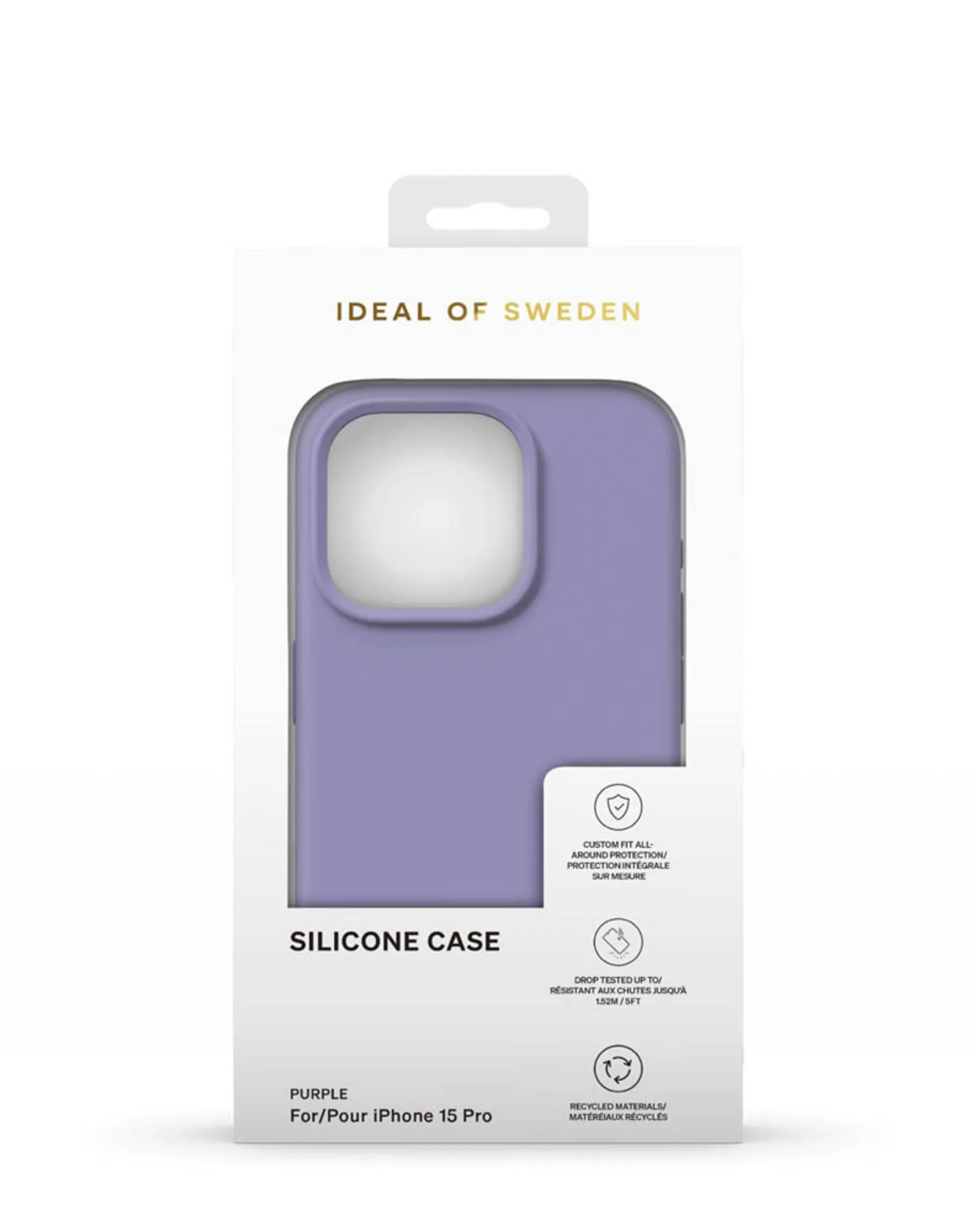 iDeal of Sweden Coque pour iPhone 15 Pro - Silicone - Purple image