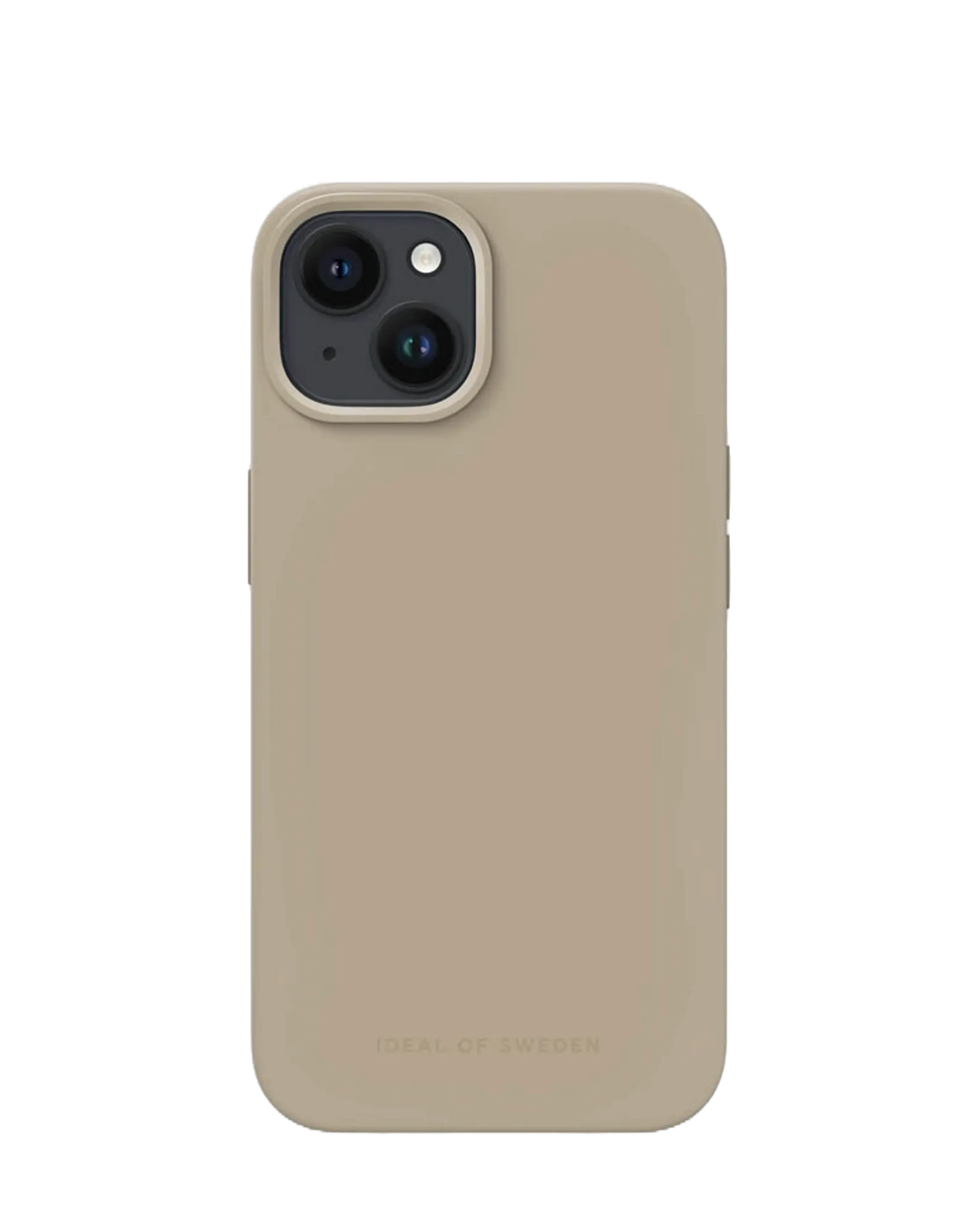 iDeal of Sweden Backcover voor iPhone 13/14 - Silicone Beige image